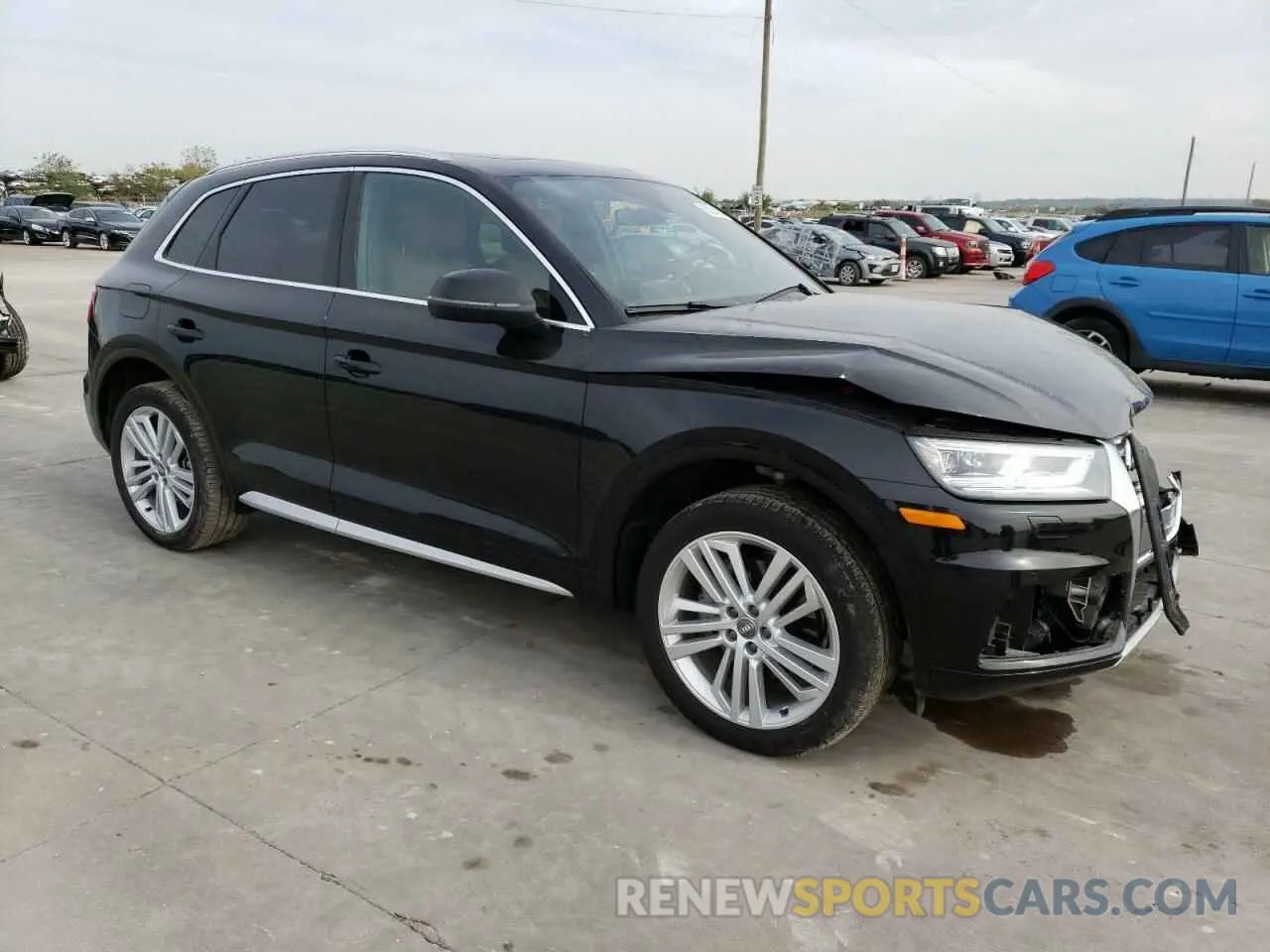 4 fotografías del automóvil dañado WA1BNAFY5K2142794 AUDI Q5 2019