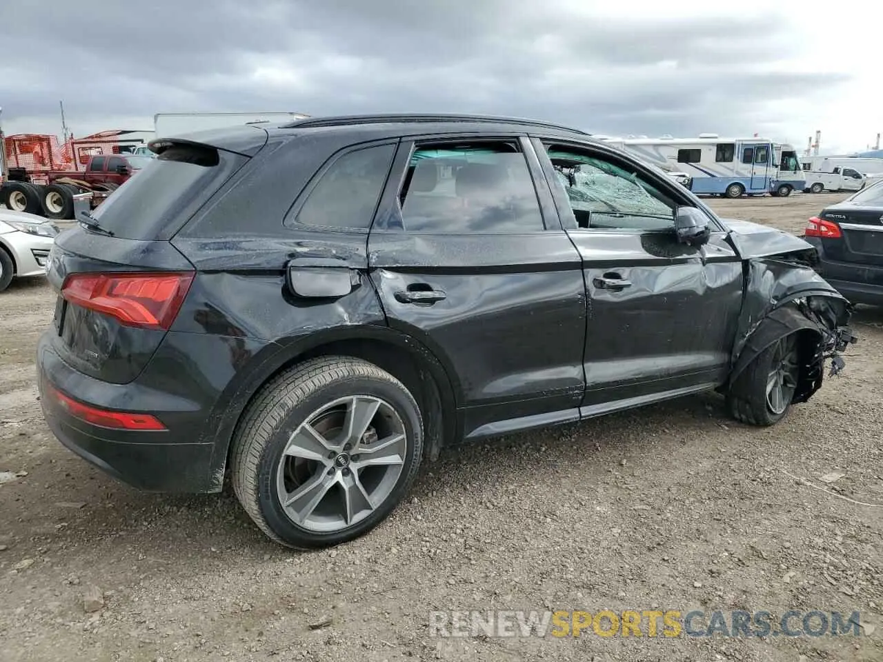 3 fotografías del automóvil dañado WA1BNAFY6K2036595 AUDI Q5 2019