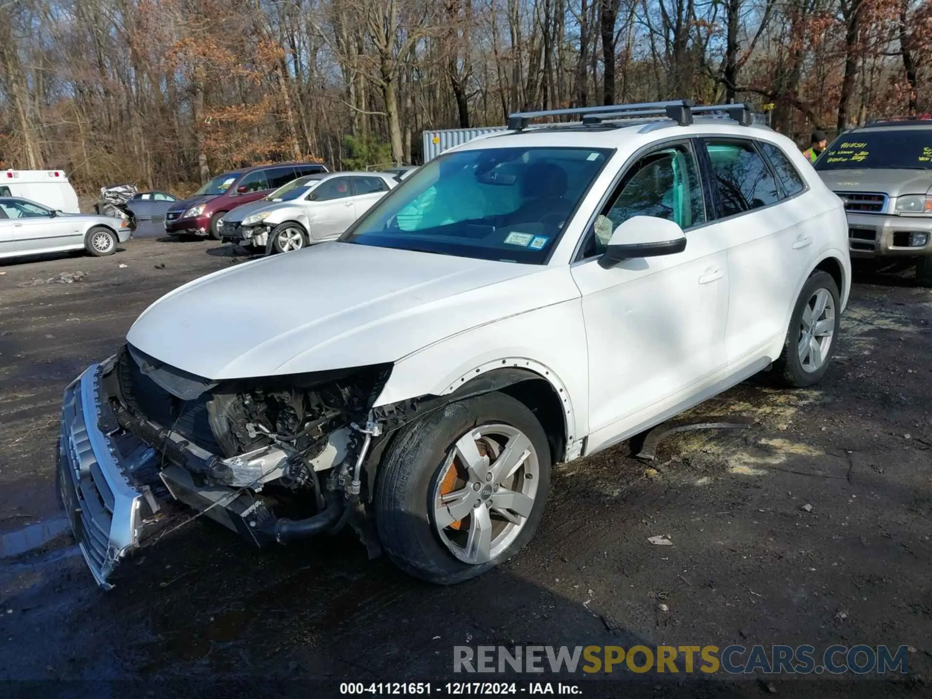 2 fotografías del automóvil dañado WA1BNAFY6K2038038 AUDI Q5 2019