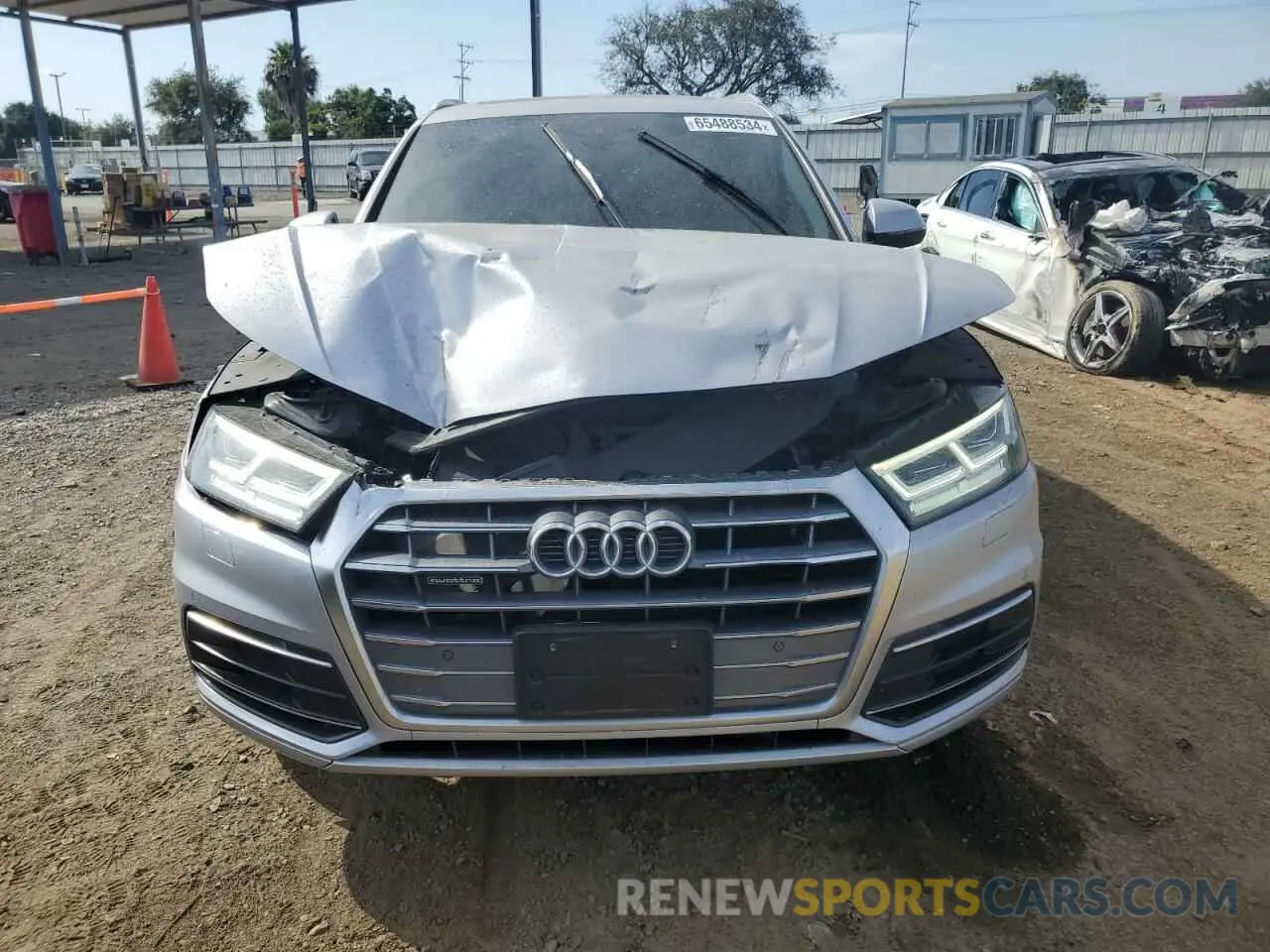 5 fotografías del automóvil dañado WA1BNAFY6K2111330 AUDI Q5 2019