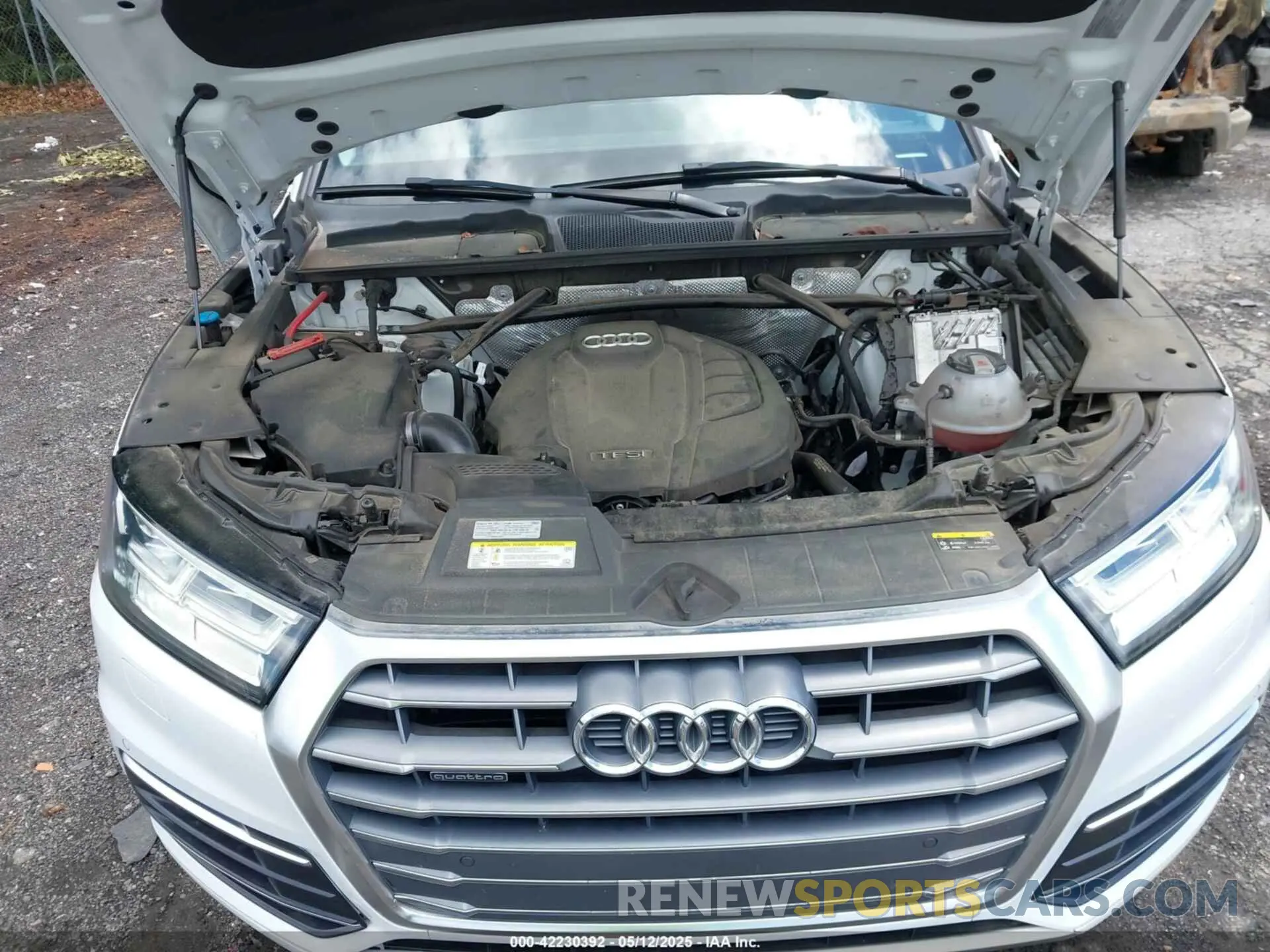 10 fotografías del automóvil dañado WA1BNAFY7K2056998 AUDI Q5 2019