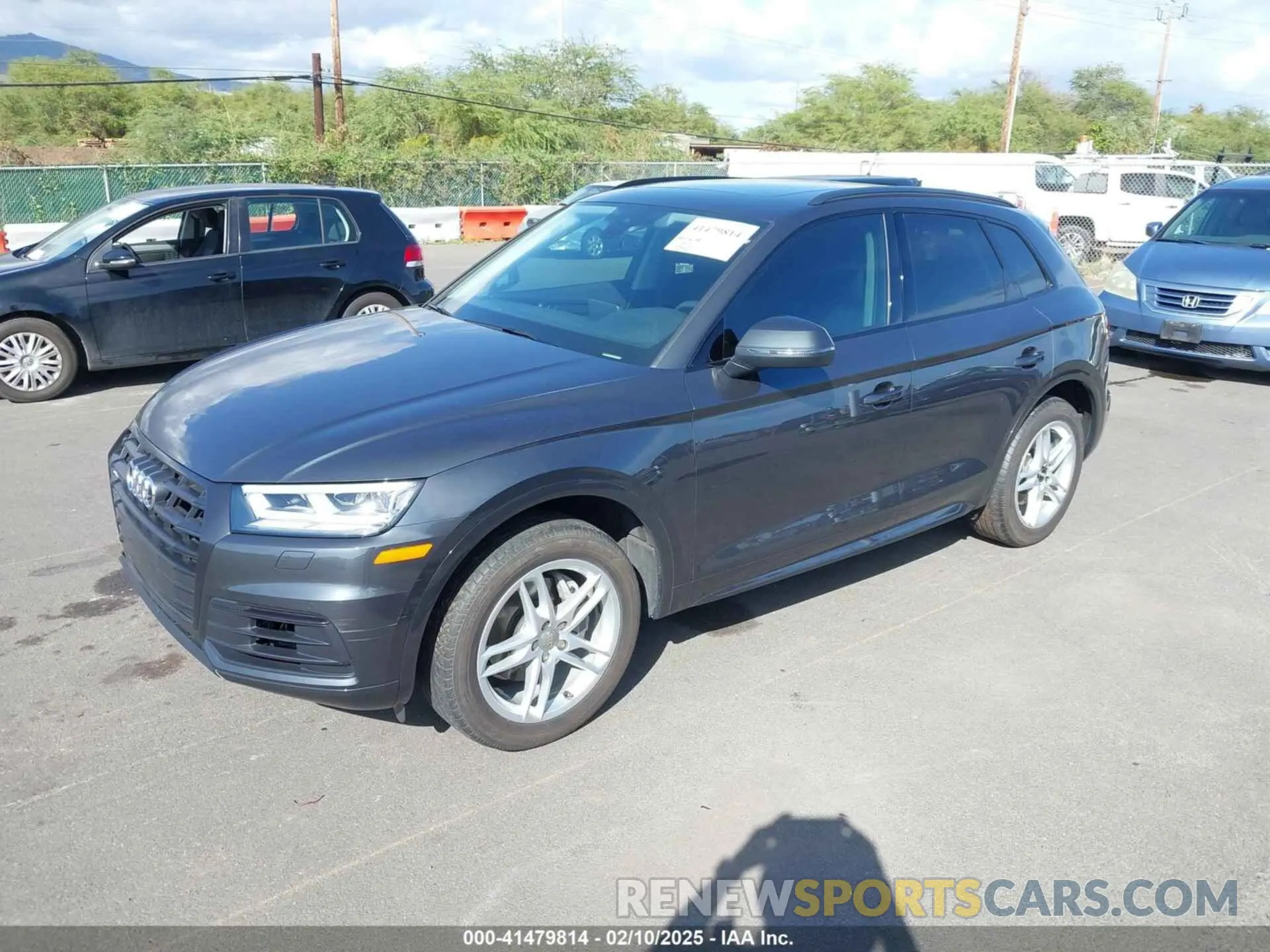 2 fotografías del automóvil dañado WA1BNAFY7K2067970 AUDI Q5 2019