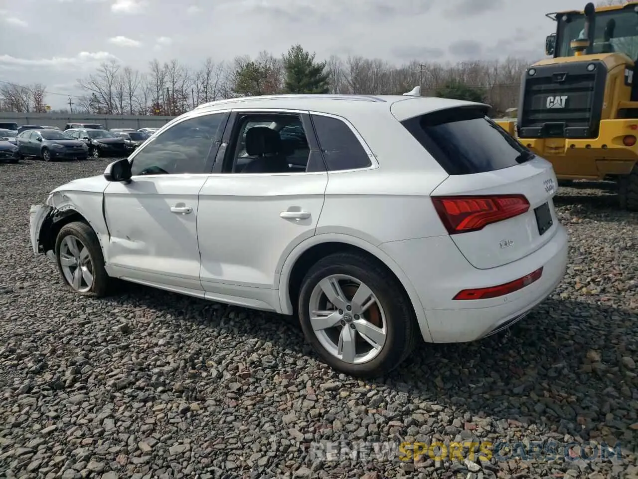 2 fotografías del automóvil dañado WA1BNAFY8K2099522 AUDI Q5 2019
