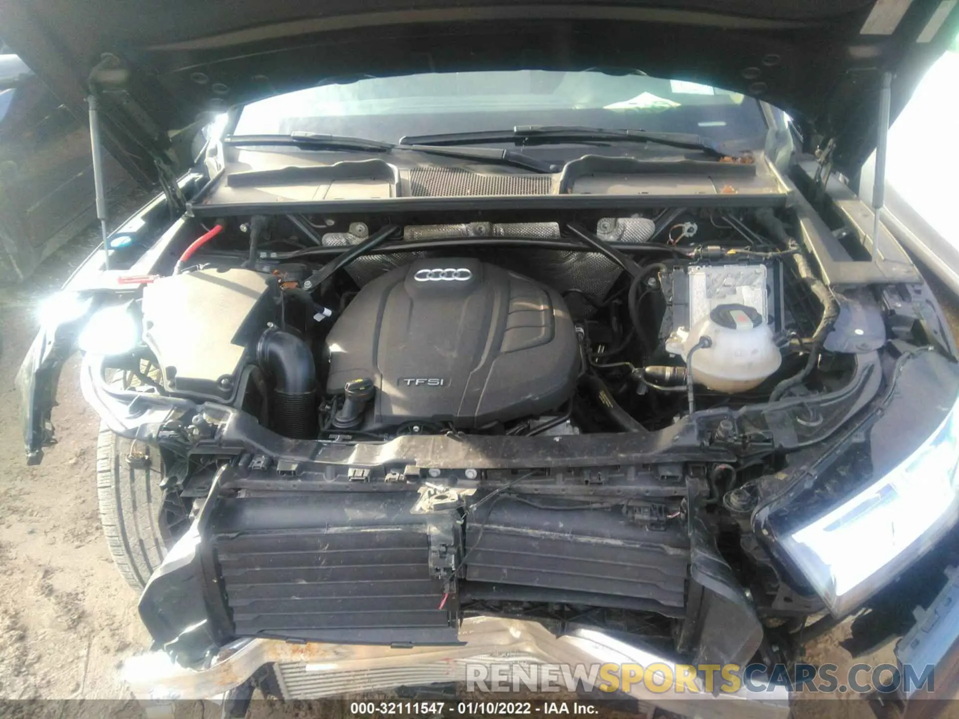 10 fotografías del automóvil dañado WA1BNAFY9K2039359 AUDI Q5 2019