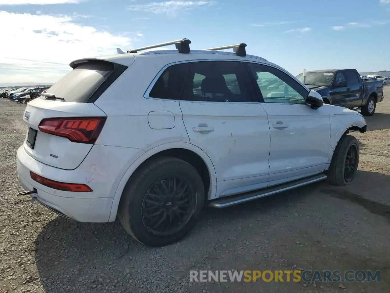 3 fotografías del automóvil dañado WA1BNAFYXK2045297 AUDI Q5 2019