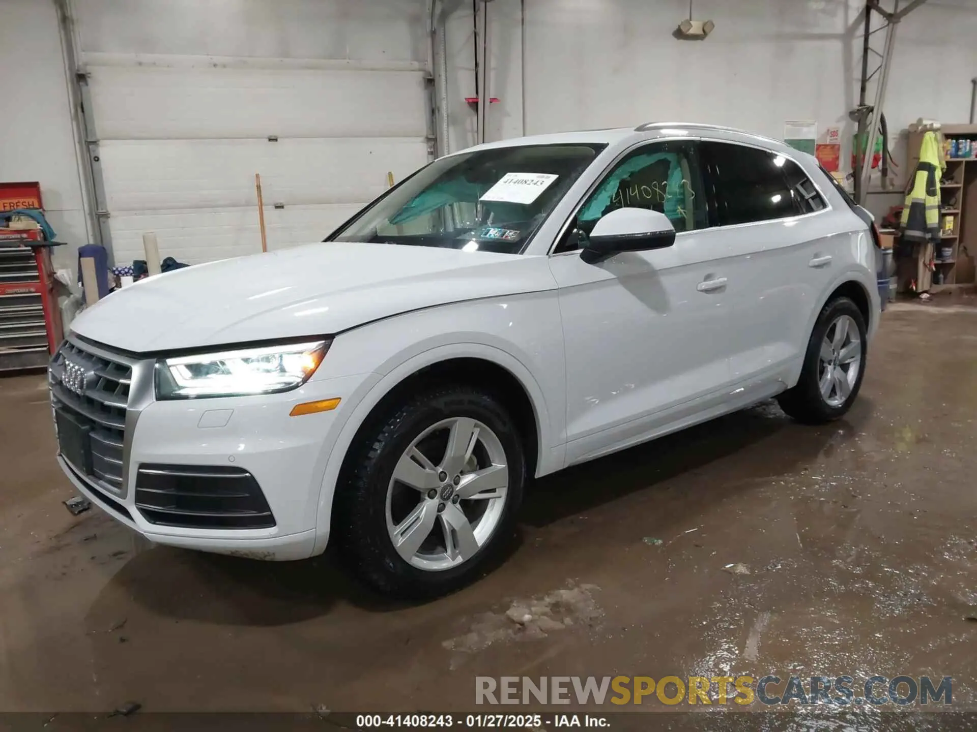 2 fotografías del automóvil dañado WA1BNAFYXK2060057 AUDI Q5 2019