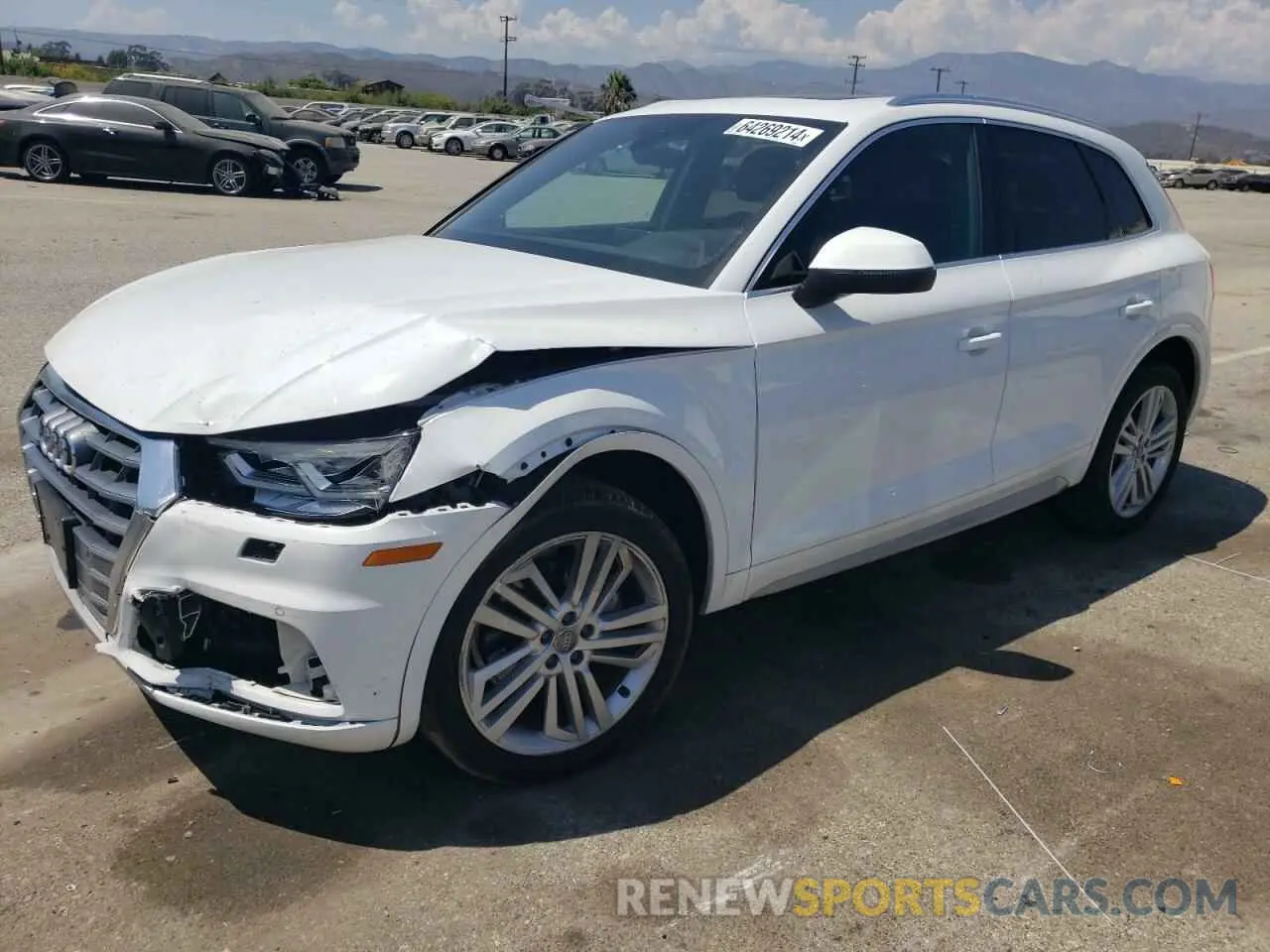 1 fotografías del automóvil dañado WA1BNAFYXK2069809 AUDI Q5 2019