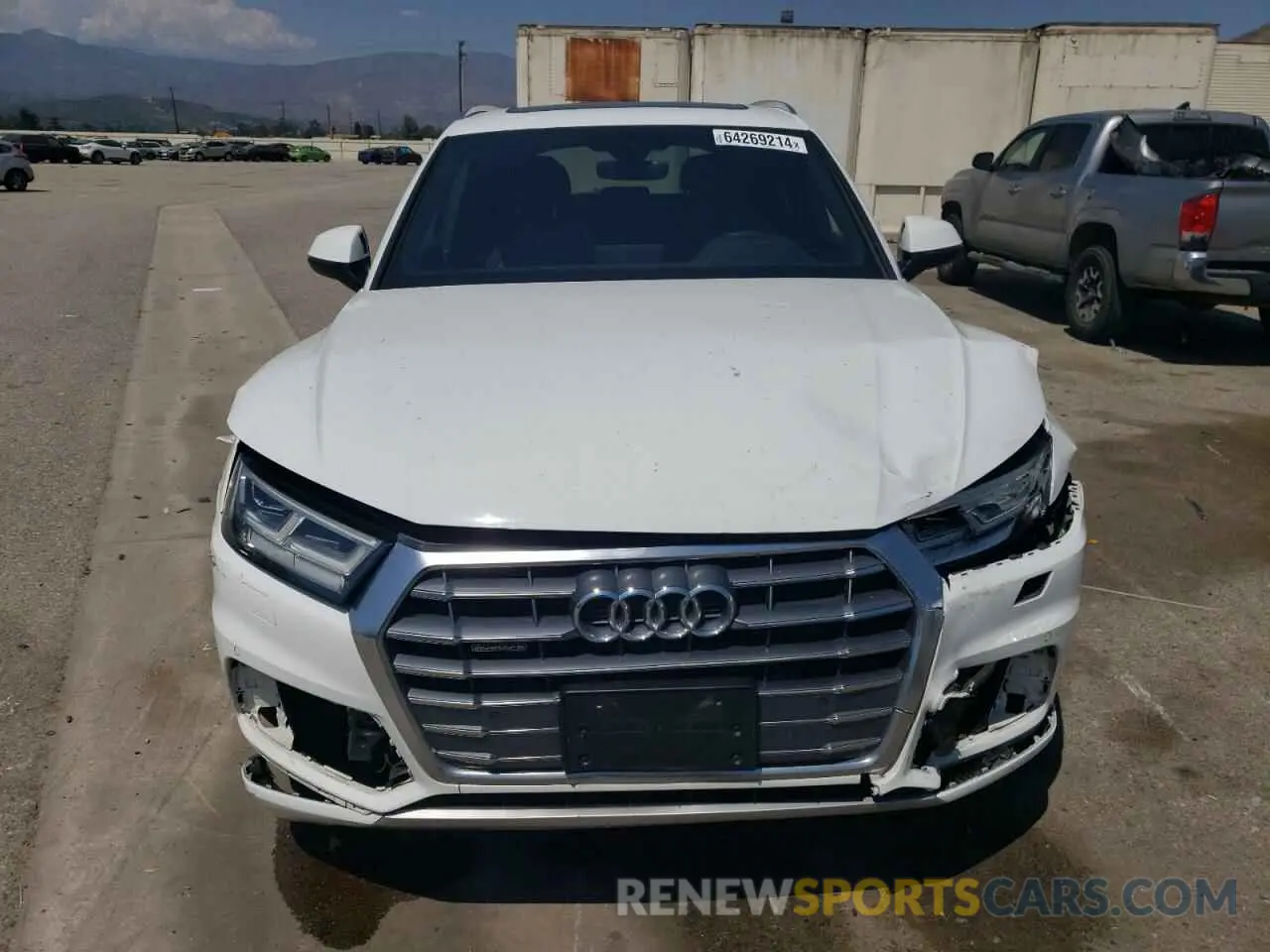 5 fotografías del automóvil dañado WA1BNAFYXK2069809 AUDI Q5 2019