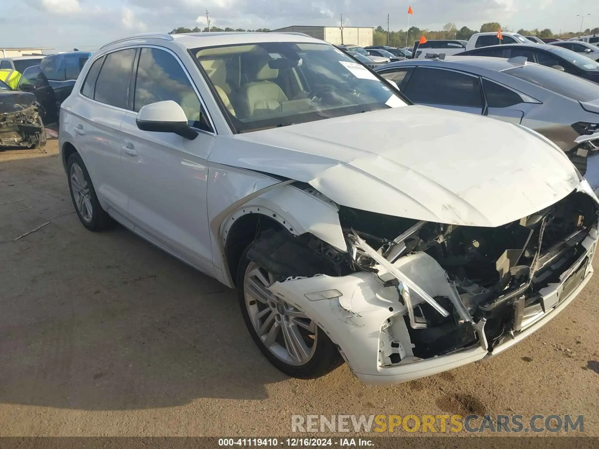 1 fotografías del automóvil dañado WA1BNAFYXK2088361 AUDI Q5 2019