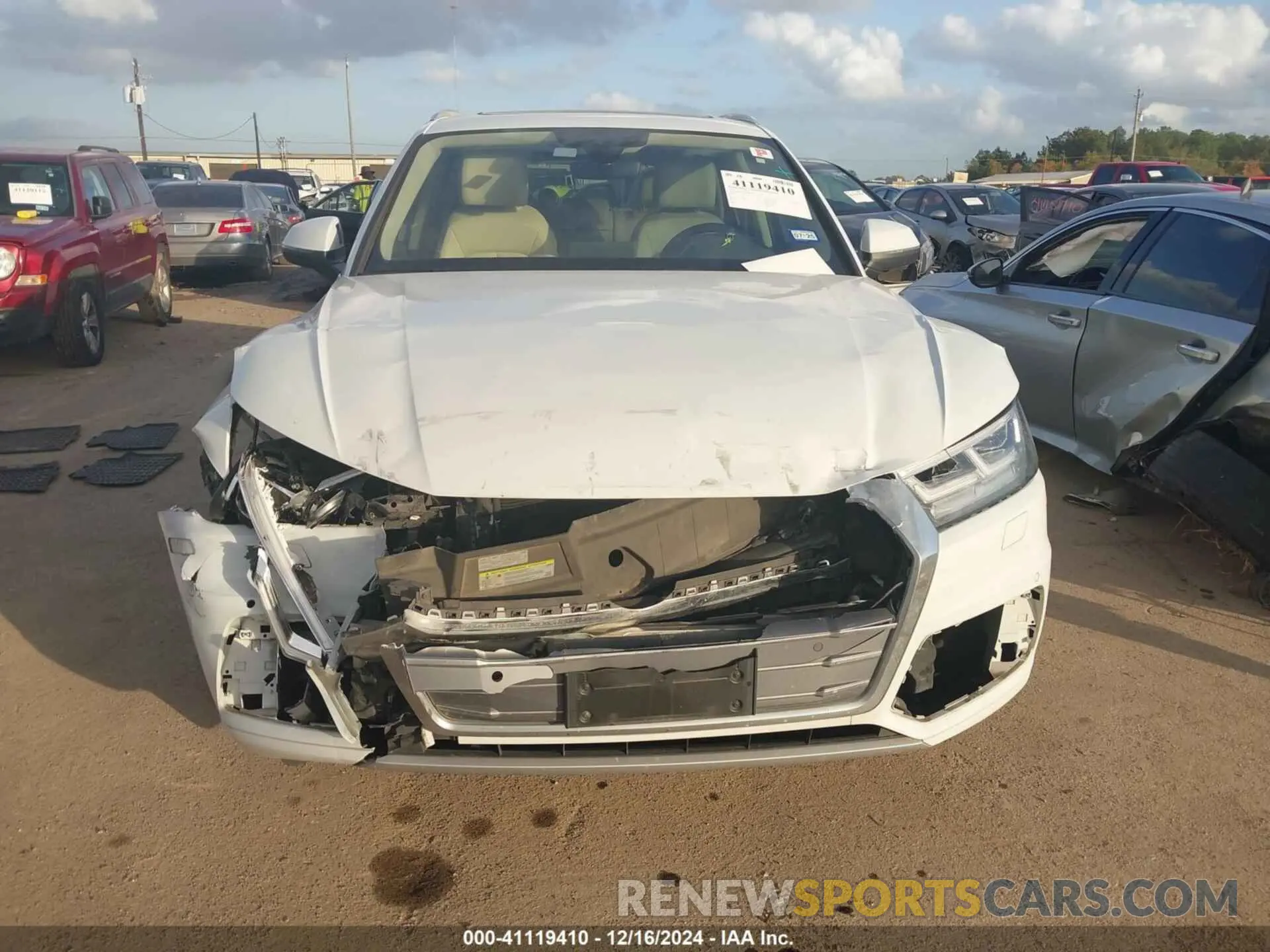 12 fotografías del automóvil dañado WA1BNAFYXK2088361 AUDI Q5 2019