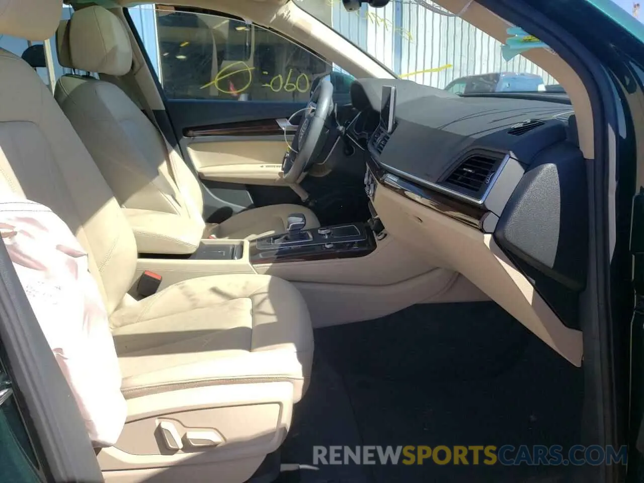 5 fotografías del automóvil dañado WA1BNAFYXK2106406 AUDI Q5 2019