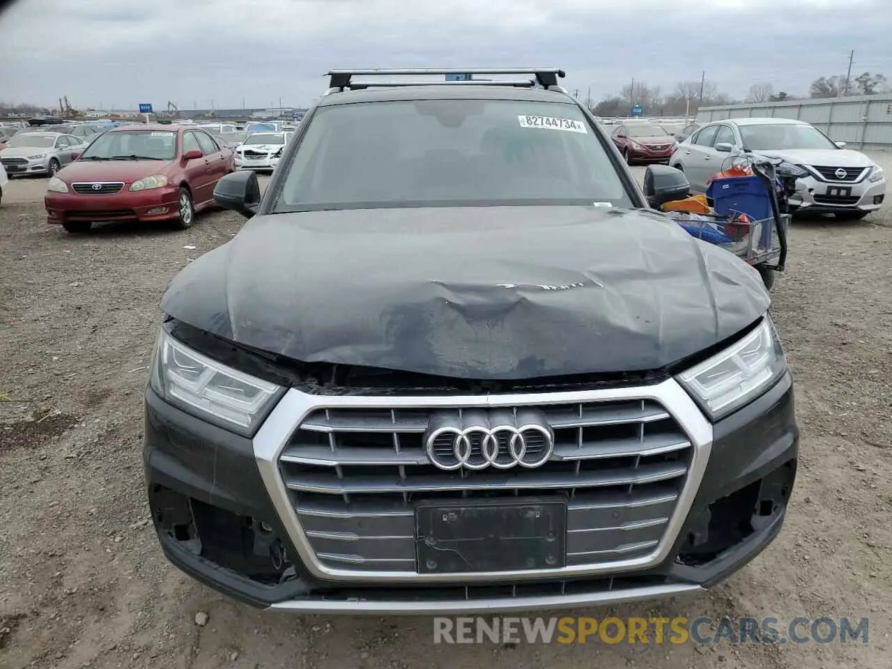 5 fotografías del automóvil dañado WA1BNAFYXK2133587 AUDI Q5 2019