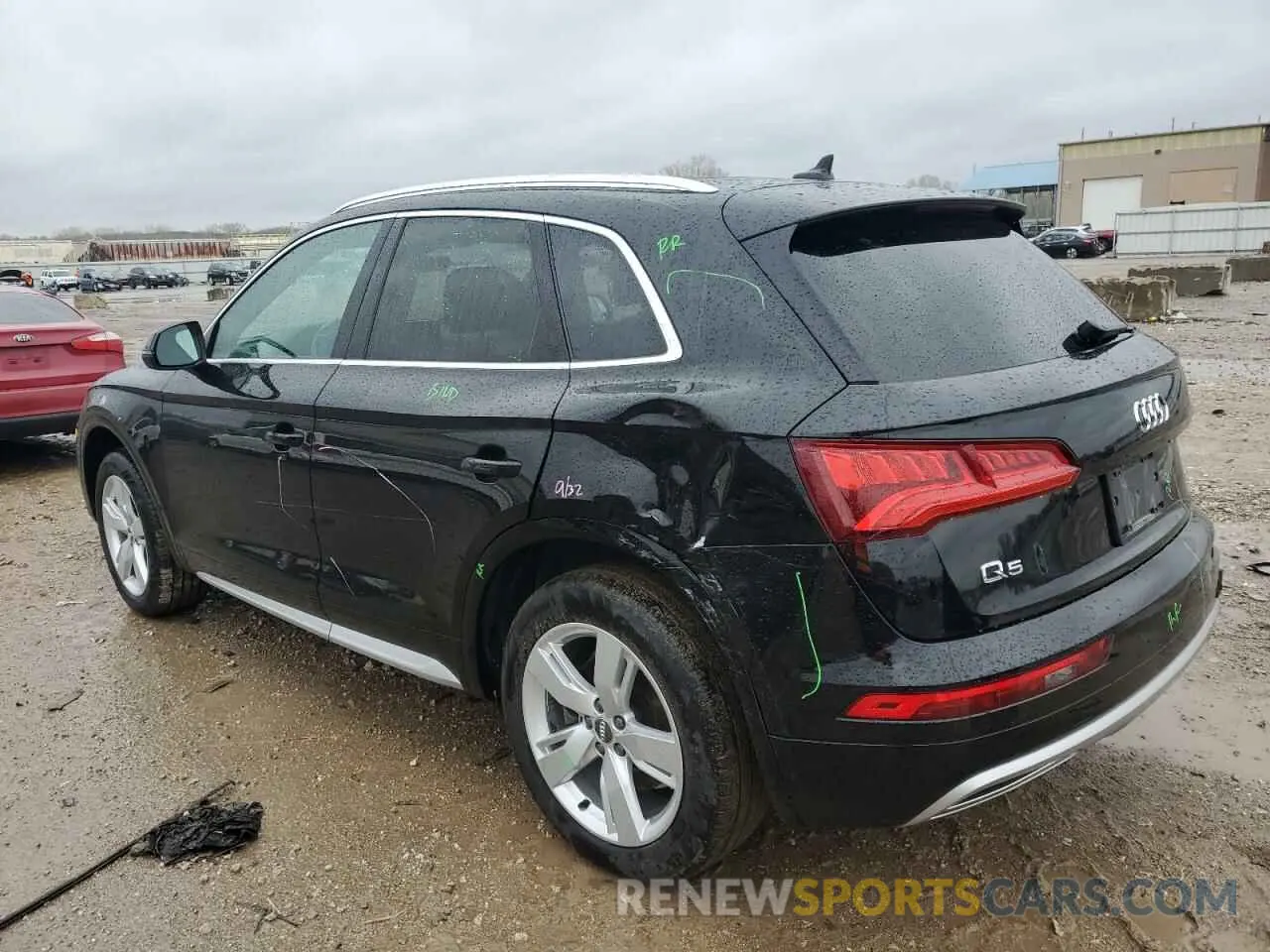 2 fotografías del automóvil dañado WA1BNAFYXK2133606 AUDI Q5 2019