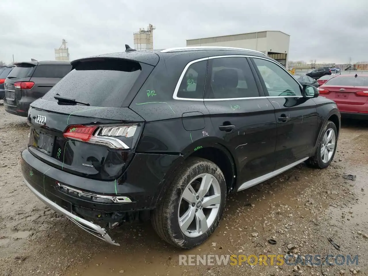 3 fotografías del automóvil dañado WA1BNAFYXK2133606 AUDI Q5 2019