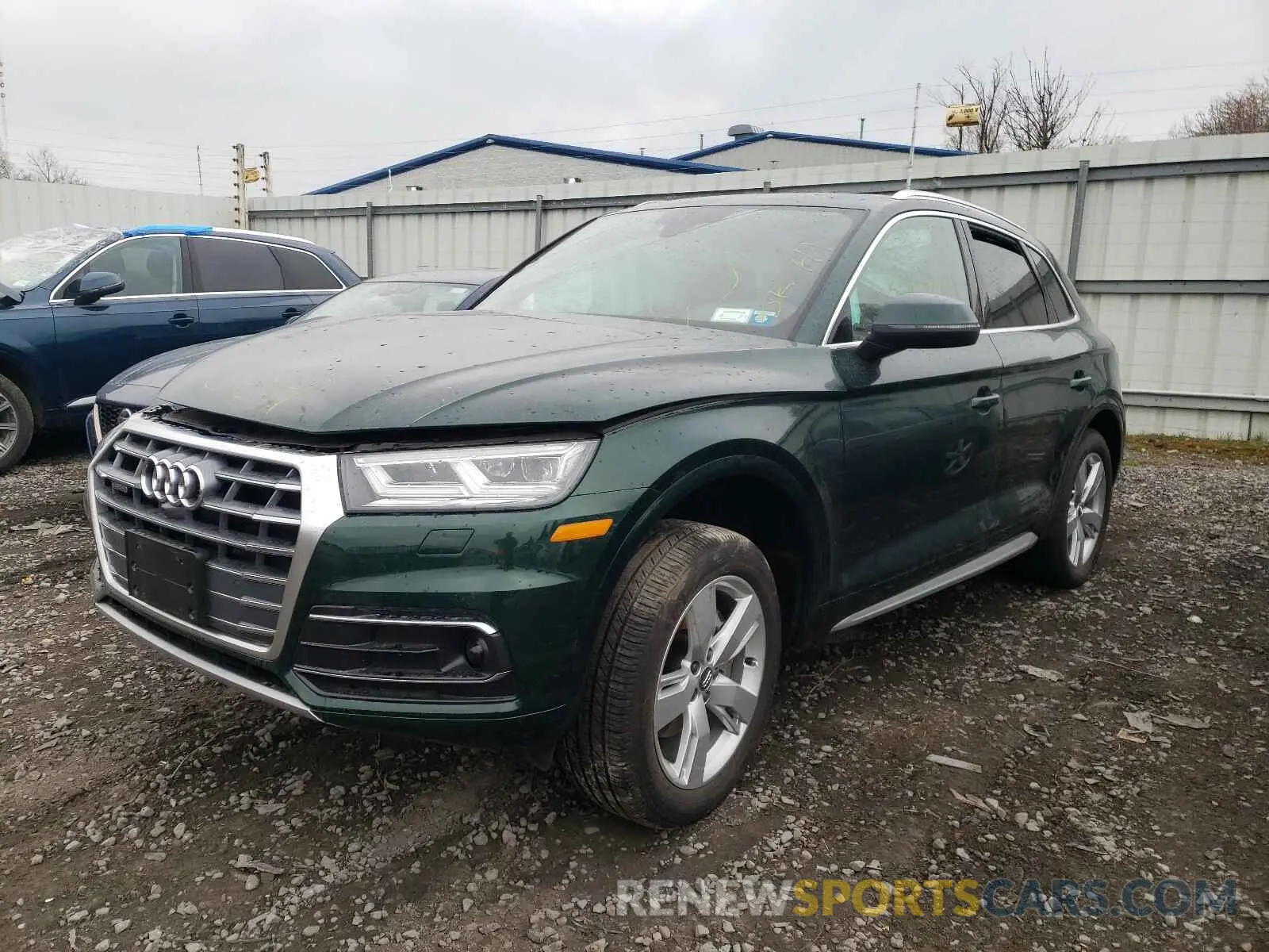 2 fotografías del automóvil dañado WA1CNAFY0K2047483 AUDI Q5 2019