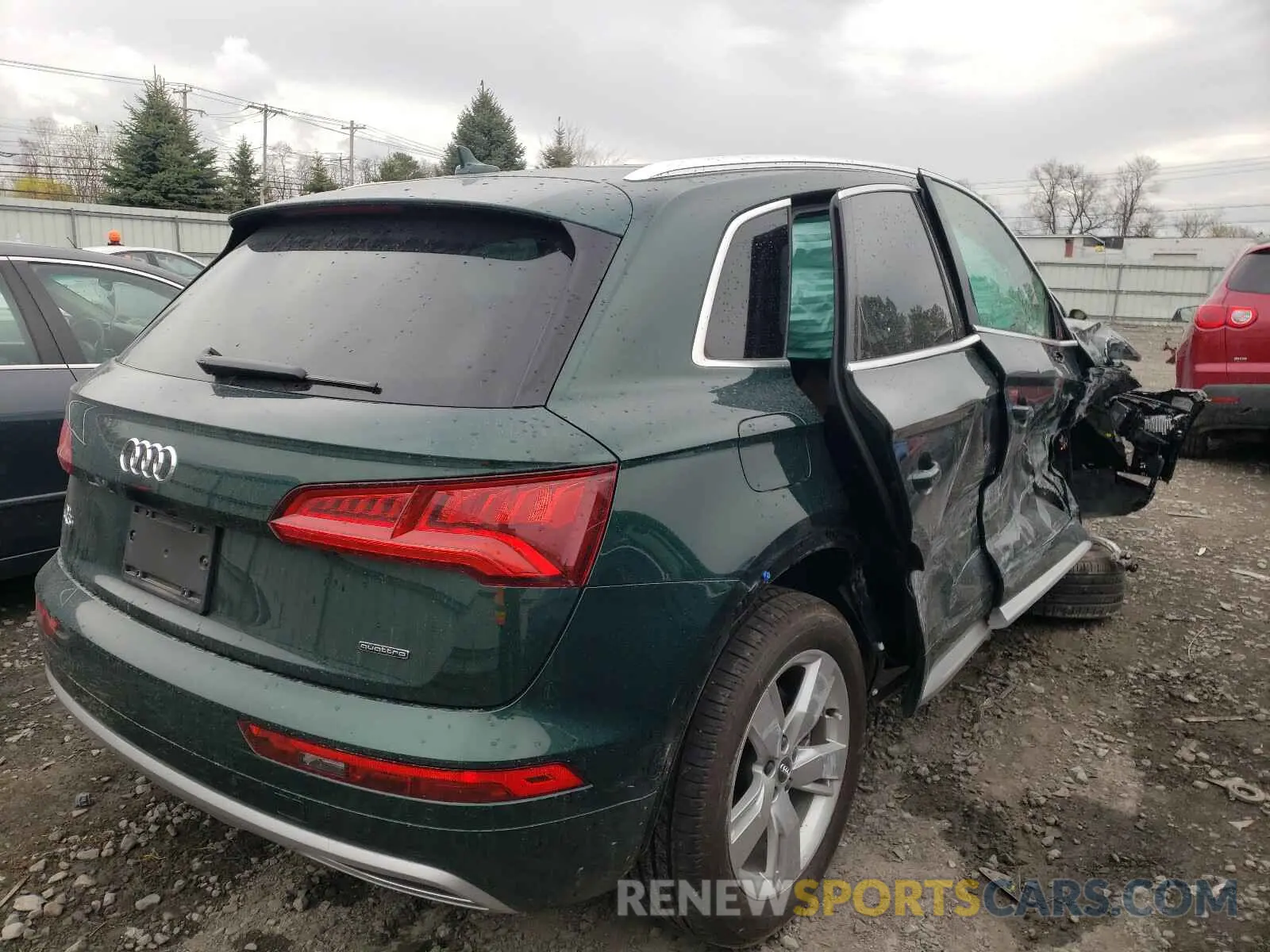 4 fotografías del automóvil dañado WA1CNAFY0K2047483 AUDI Q5 2019