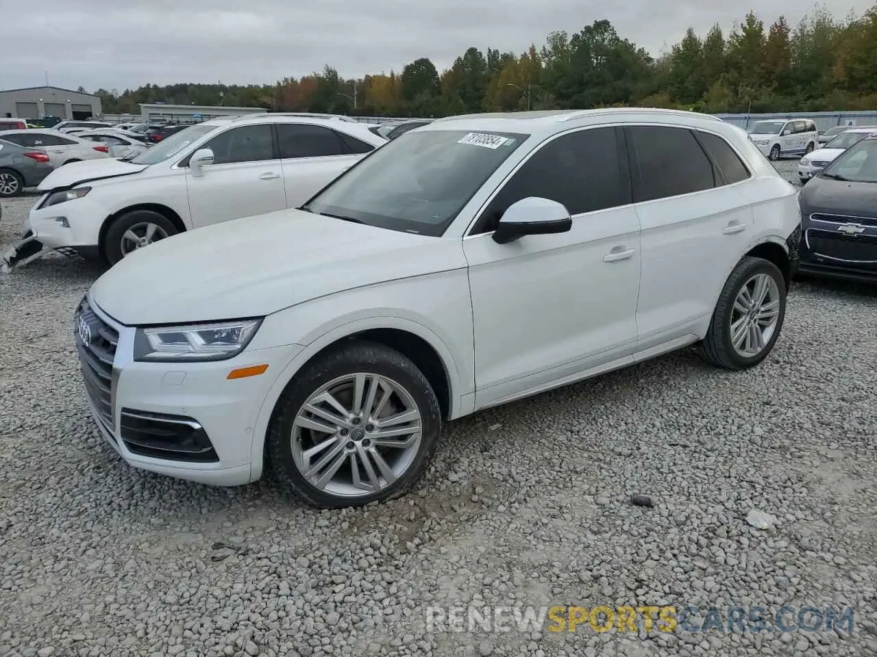 1 fotografías del automóvil dañado WA1CNAFY2K2036453 AUDI Q5 2019