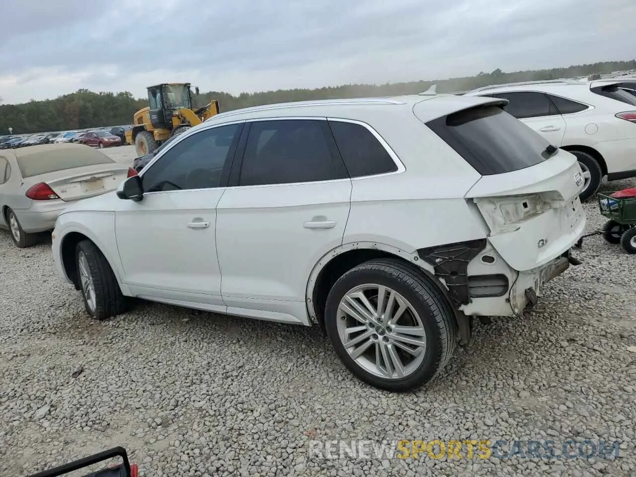 2 fotografías del automóvil dañado WA1CNAFY2K2036453 AUDI Q5 2019
