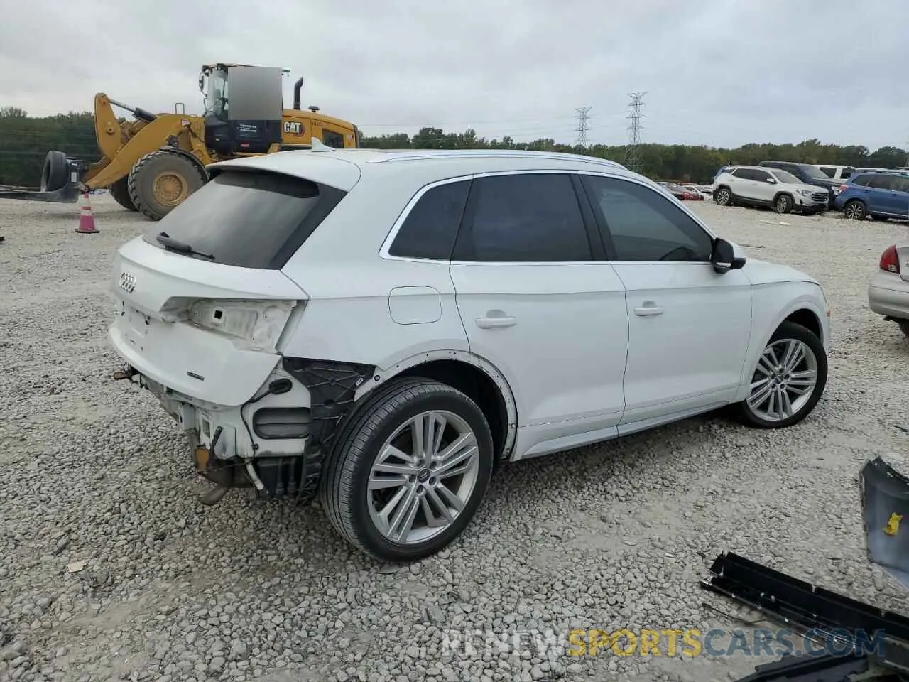 3 fotografías del automóvil dañado WA1CNAFY2K2036453 AUDI Q5 2019
