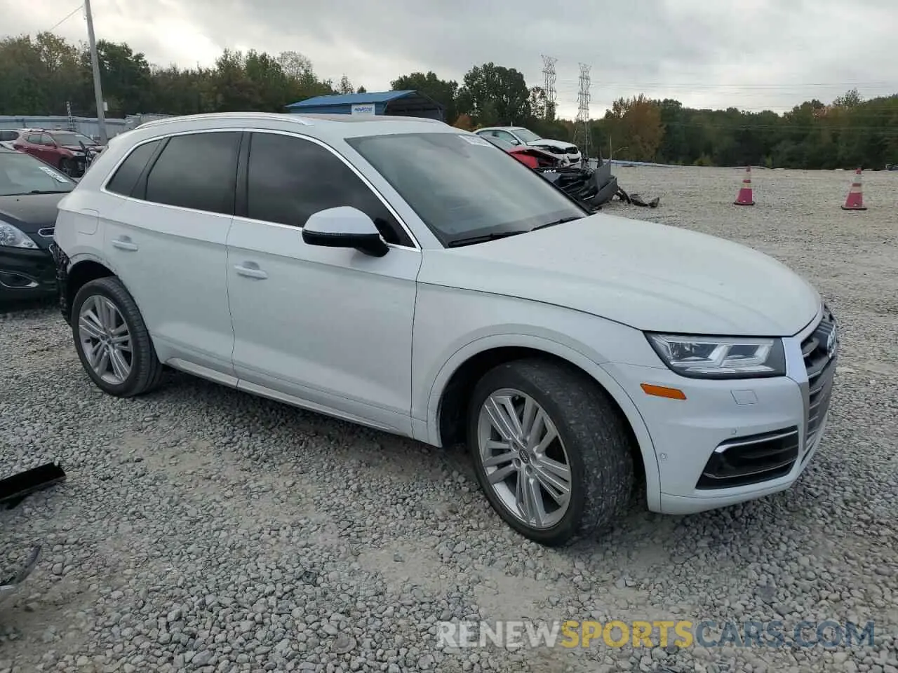 4 fotografías del automóvil dañado WA1CNAFY2K2036453 AUDI Q5 2019