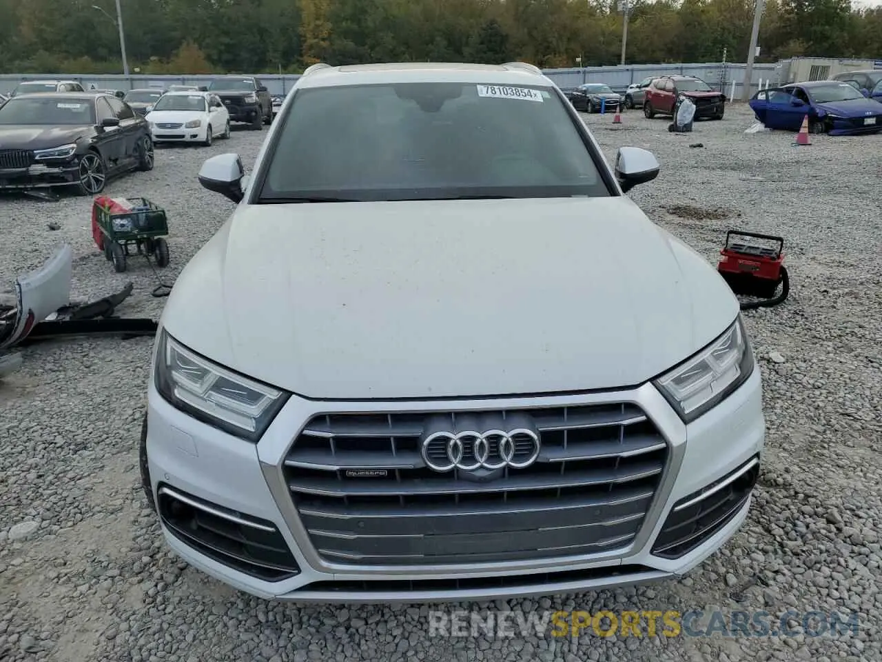 5 fotografías del automóvil dañado WA1CNAFY2K2036453 AUDI Q5 2019