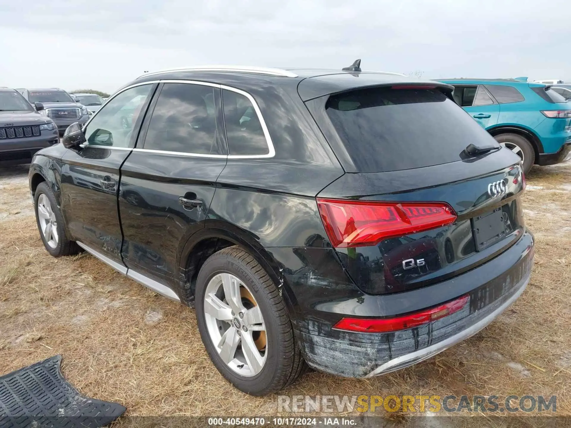 3 fotografías del automóvil dañado WA1CNAFY2K2072045 AUDI Q5 2019
