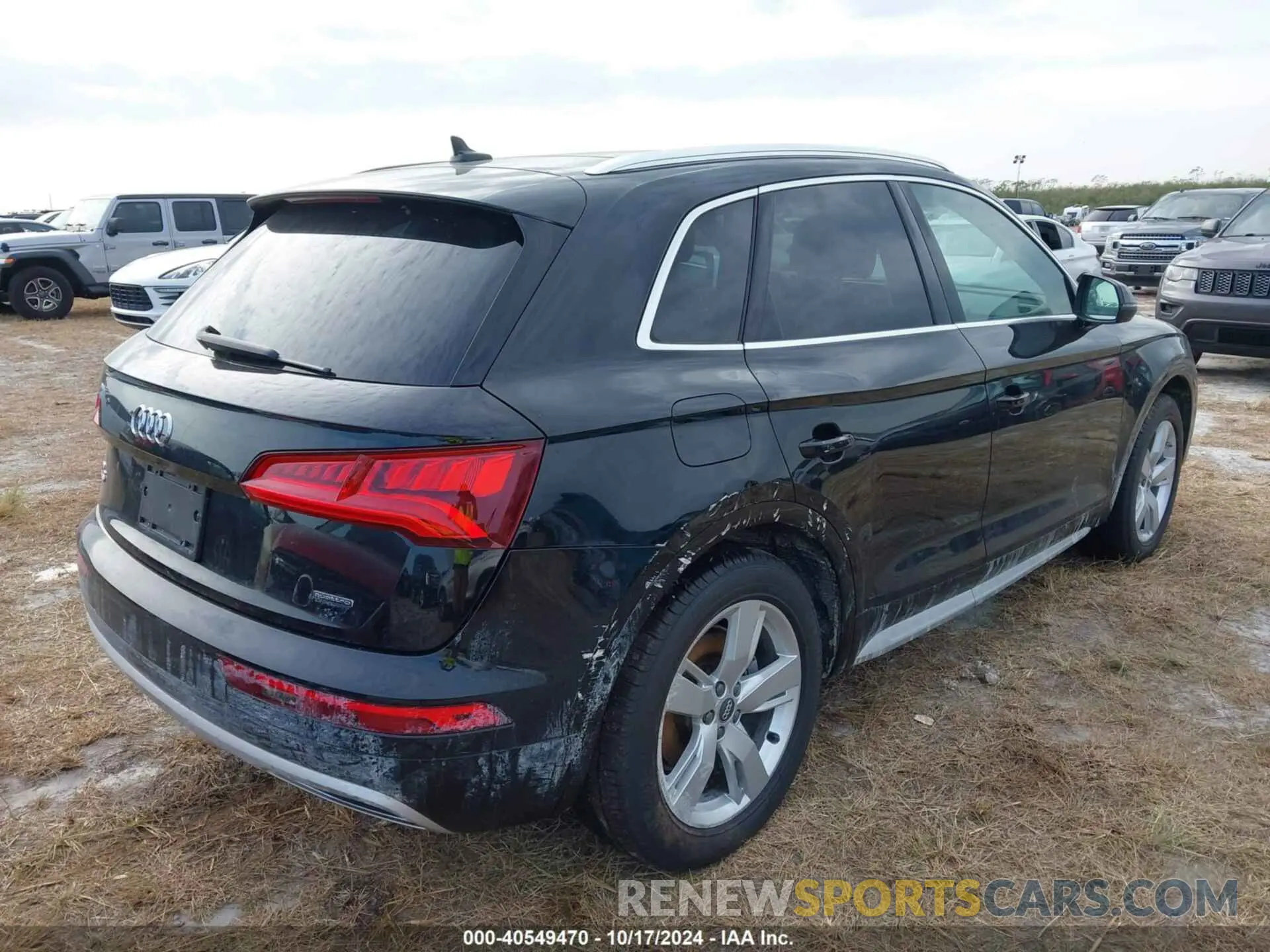 4 fotografías del automóvil dañado WA1CNAFY2K2072045 AUDI Q5 2019