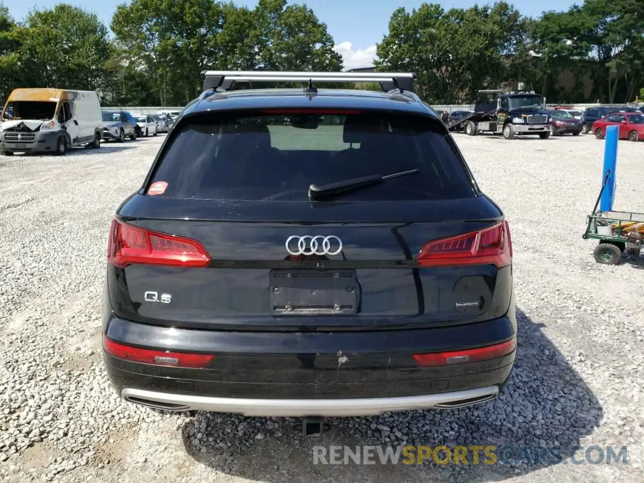 6 fotografías del automóvil dañado WA1CNAFY2K2106968 AUDI Q5 2019