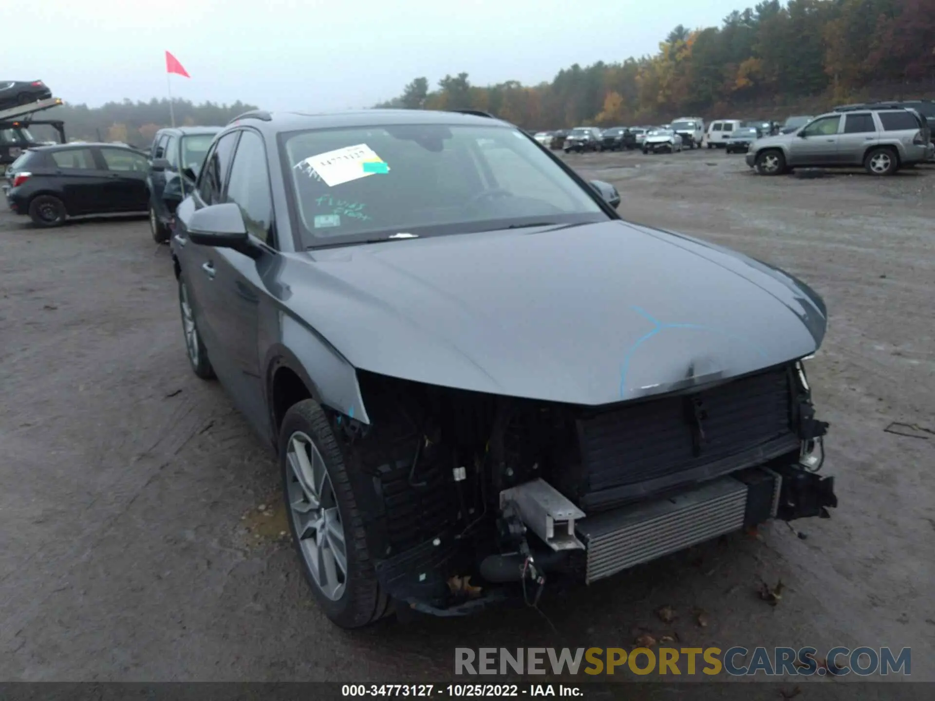1 fotografías del automóvil dañado WA1CNAFY3K2125965 AUDI Q5 2019