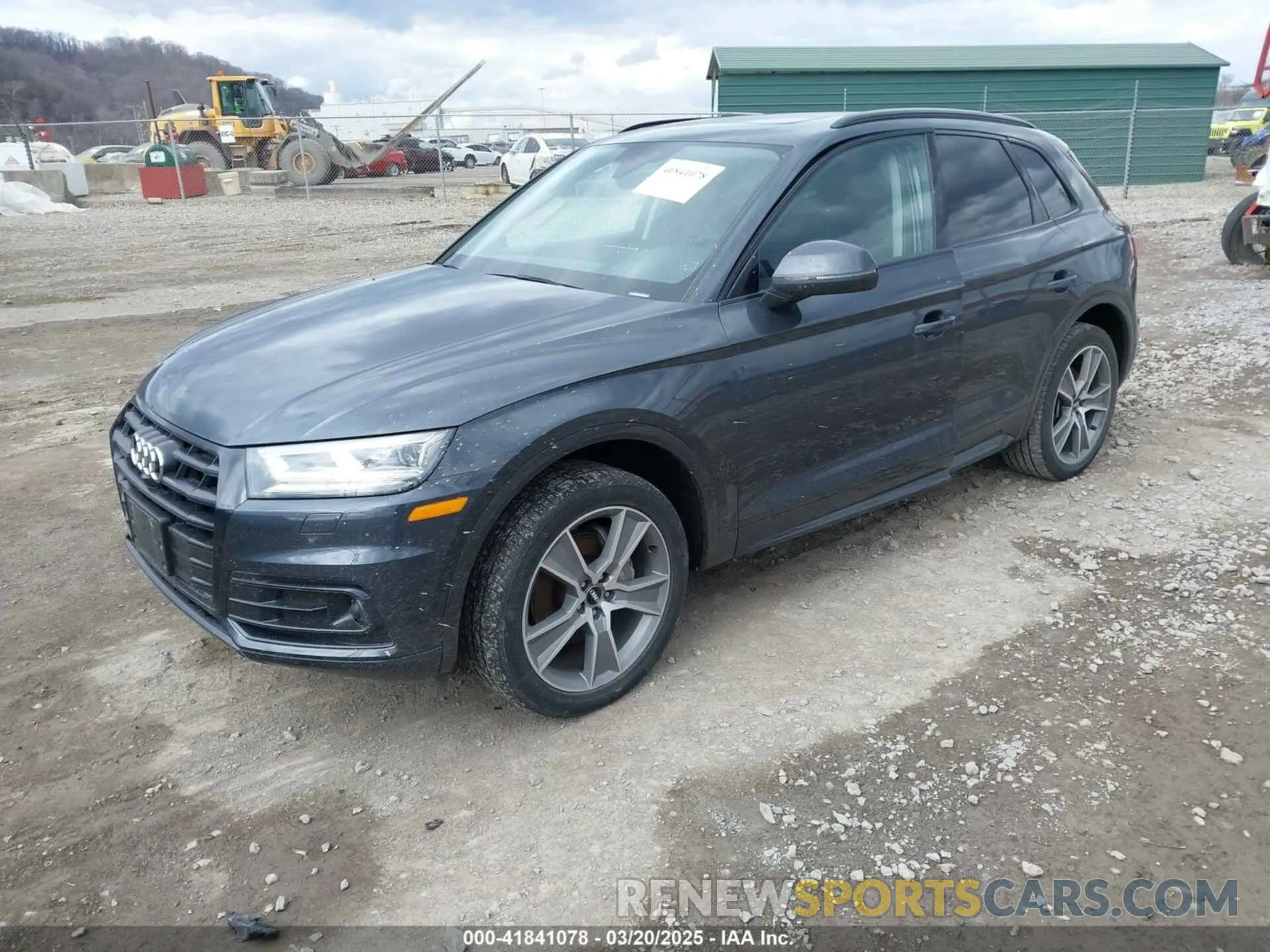 2 fotografías del automóvil dañado WA1CNAFY5K2071536 AUDI Q5 2019