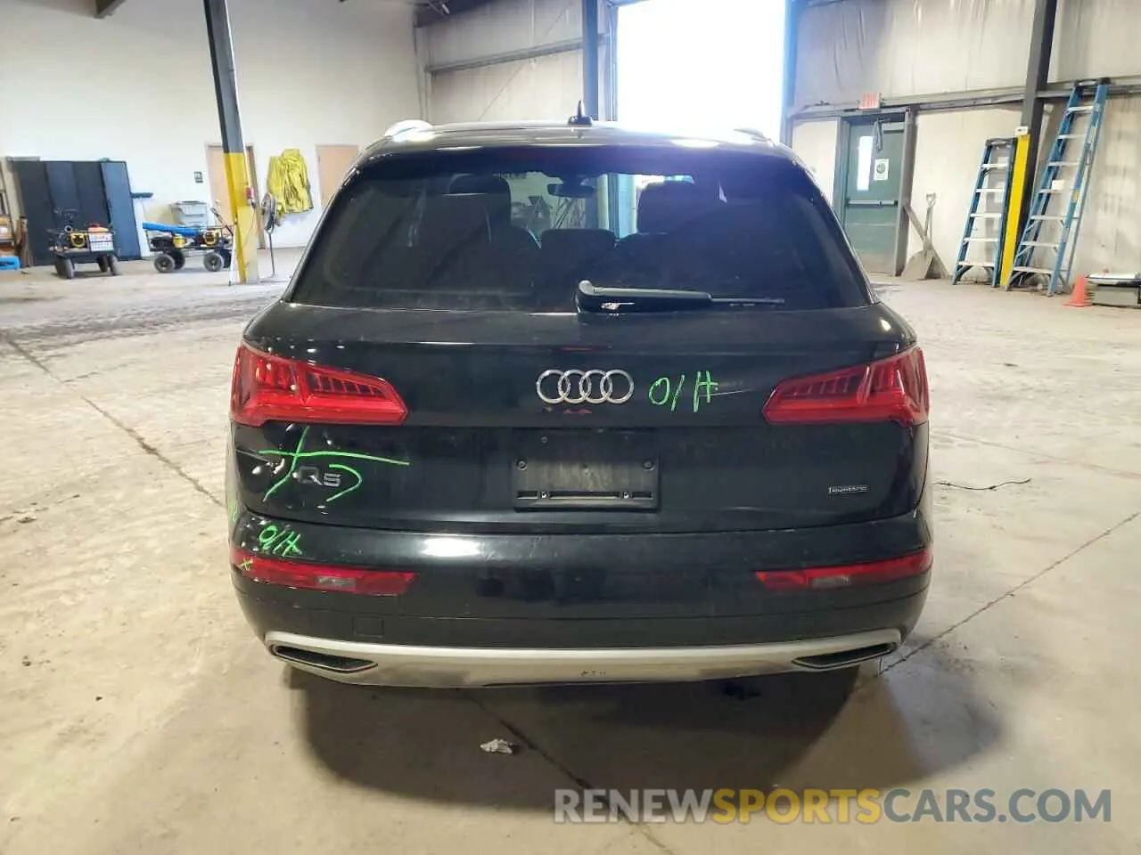 6 fotografías del automóvil dañado WA1CNAFYXK2019500 AUDI Q5 2019