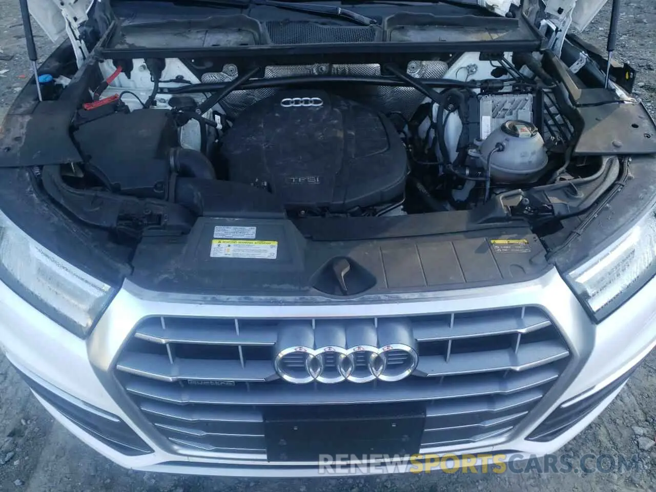 7 fotografías del automóvil dañado WA1ANAFY0L2060341 AUDI Q5 2020