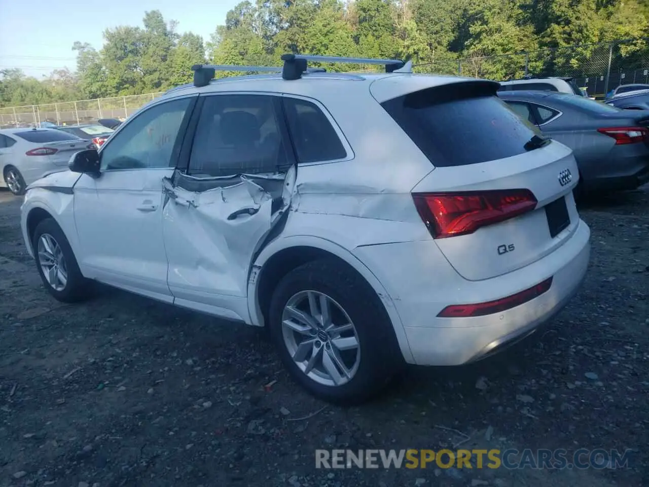 9 fotografías del automóvil dañado WA1ANAFY0L2060341 AUDI Q5 2020