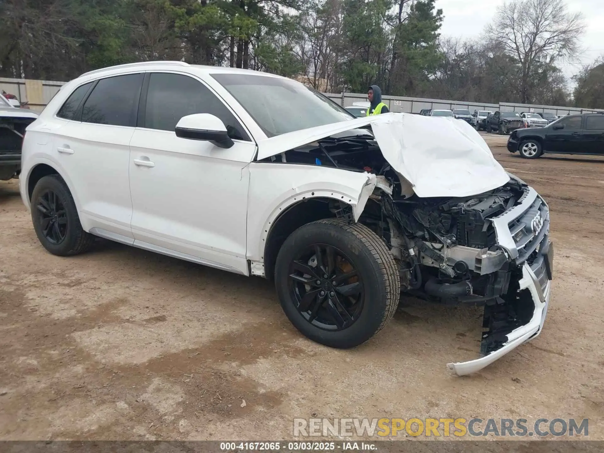 1 fotografías del automóvil dañado WA1ANAFY0L2071405 AUDI Q5 2020