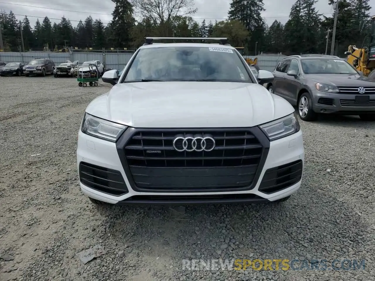 5 fotografías del automóvil dañado WA1ANAFY0L2106587 AUDI Q5 2020