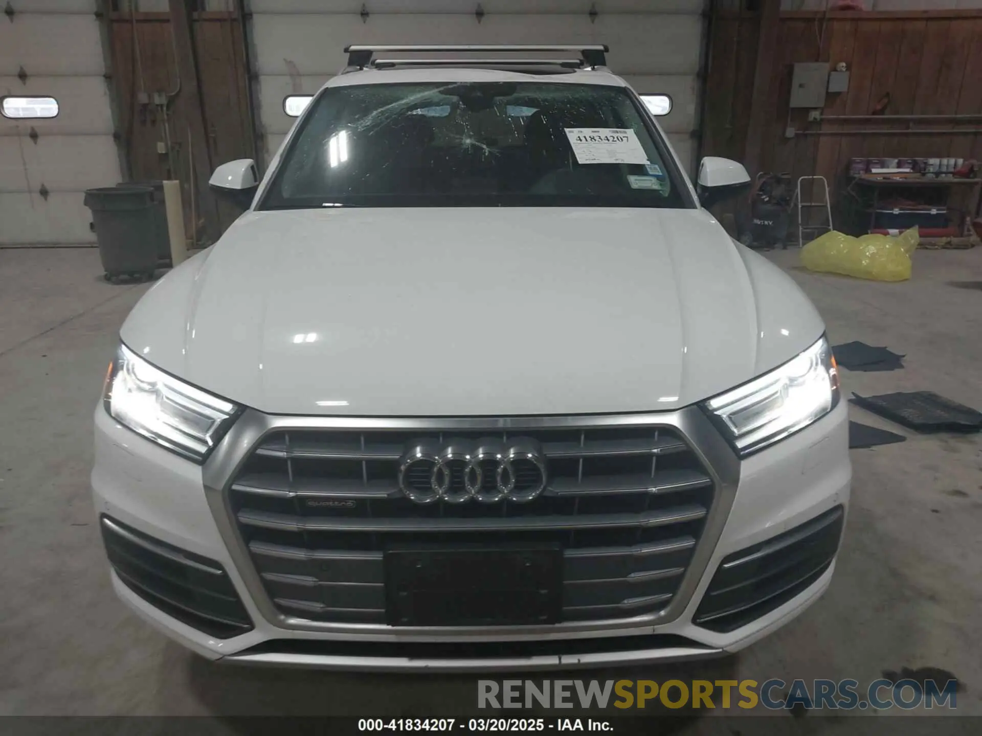 12 fotografías del automóvil dañado WA1ANAFY1L2028384 AUDI Q5 2020
