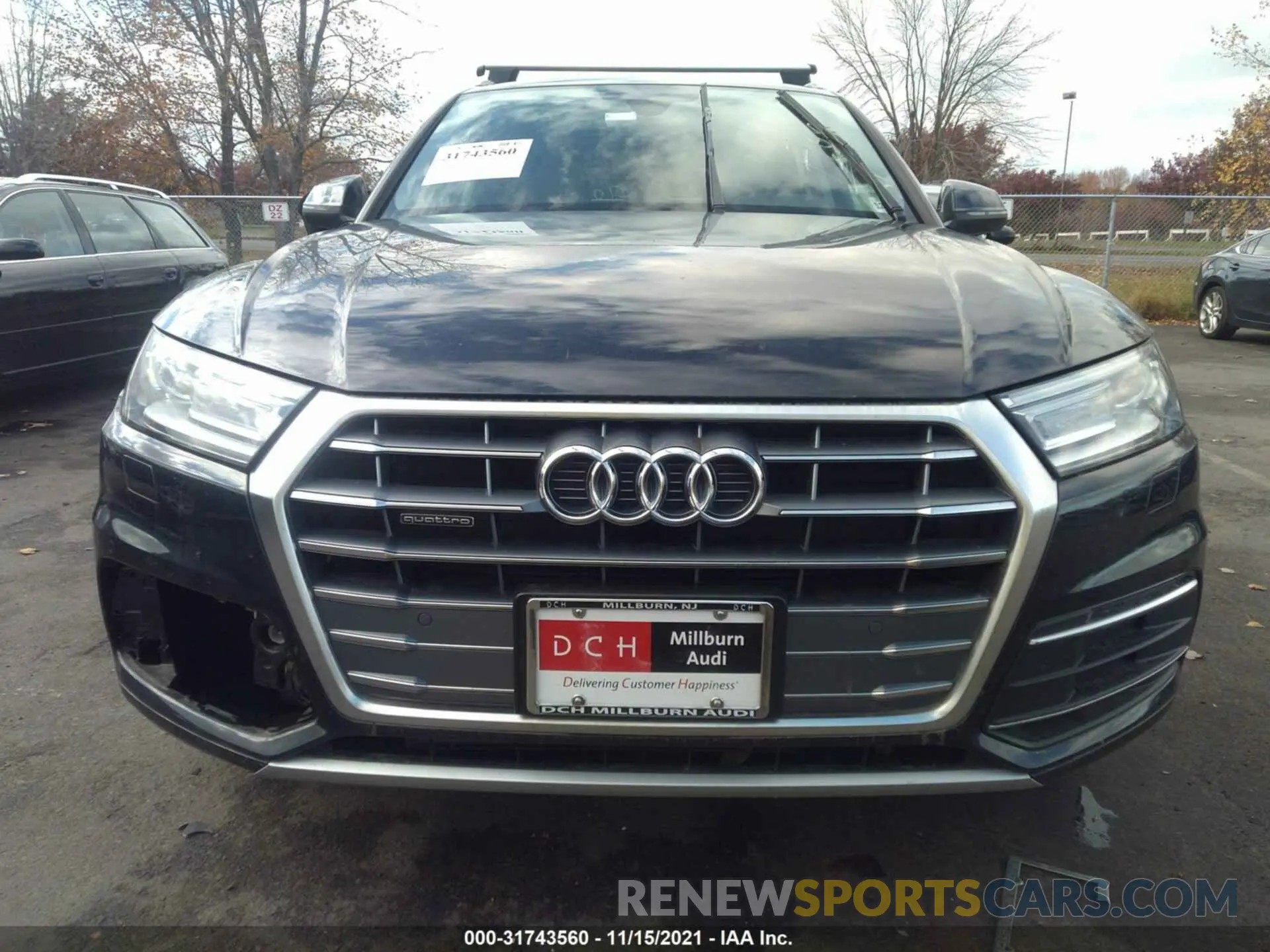 6 fotografías del automóvil dañado WA1ANAFY1L2033942 AUDI Q5 2020