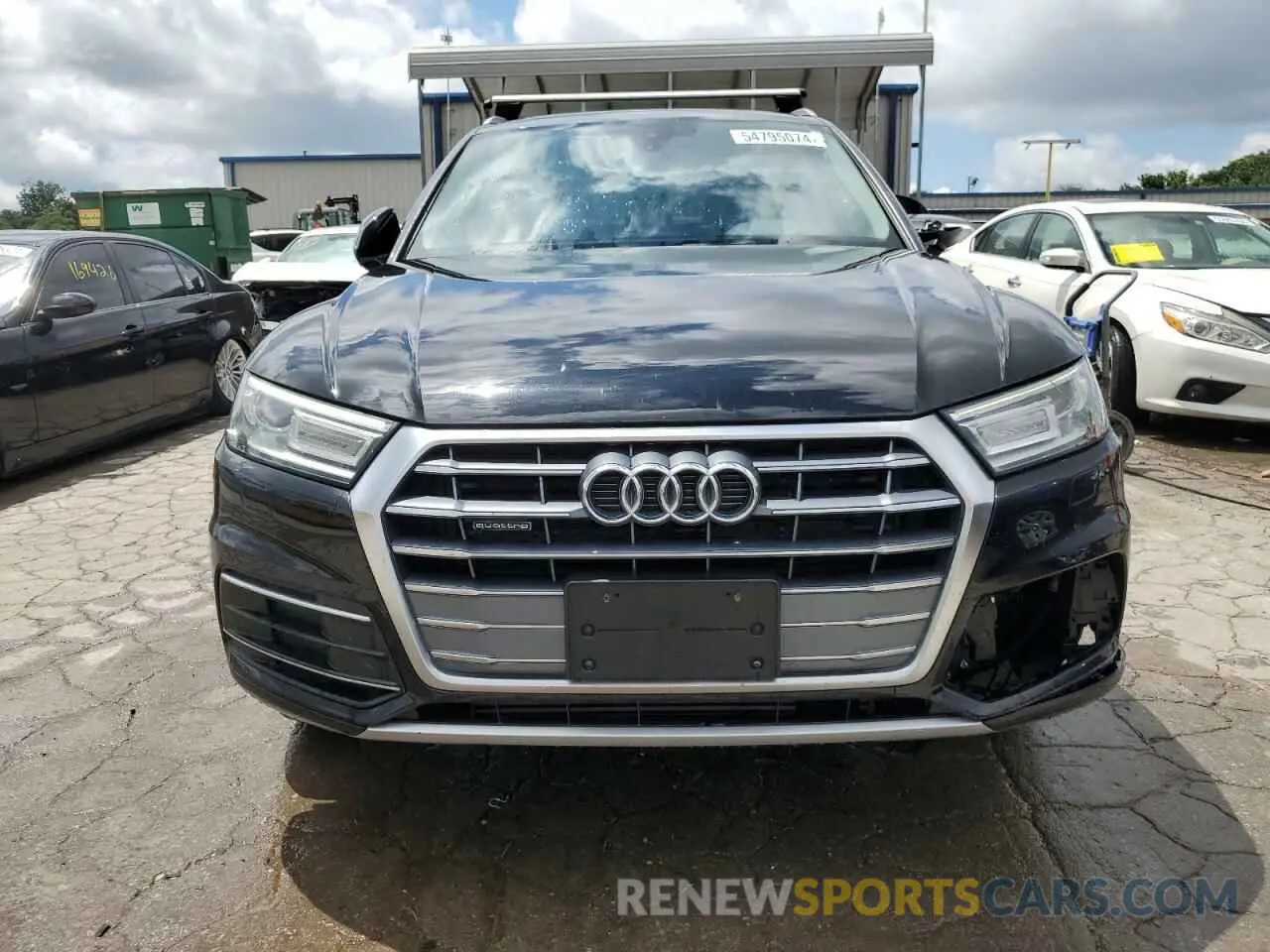 5 fotografías del automóvil dañado WA1ANAFY1L2044276 AUDI Q5 2020