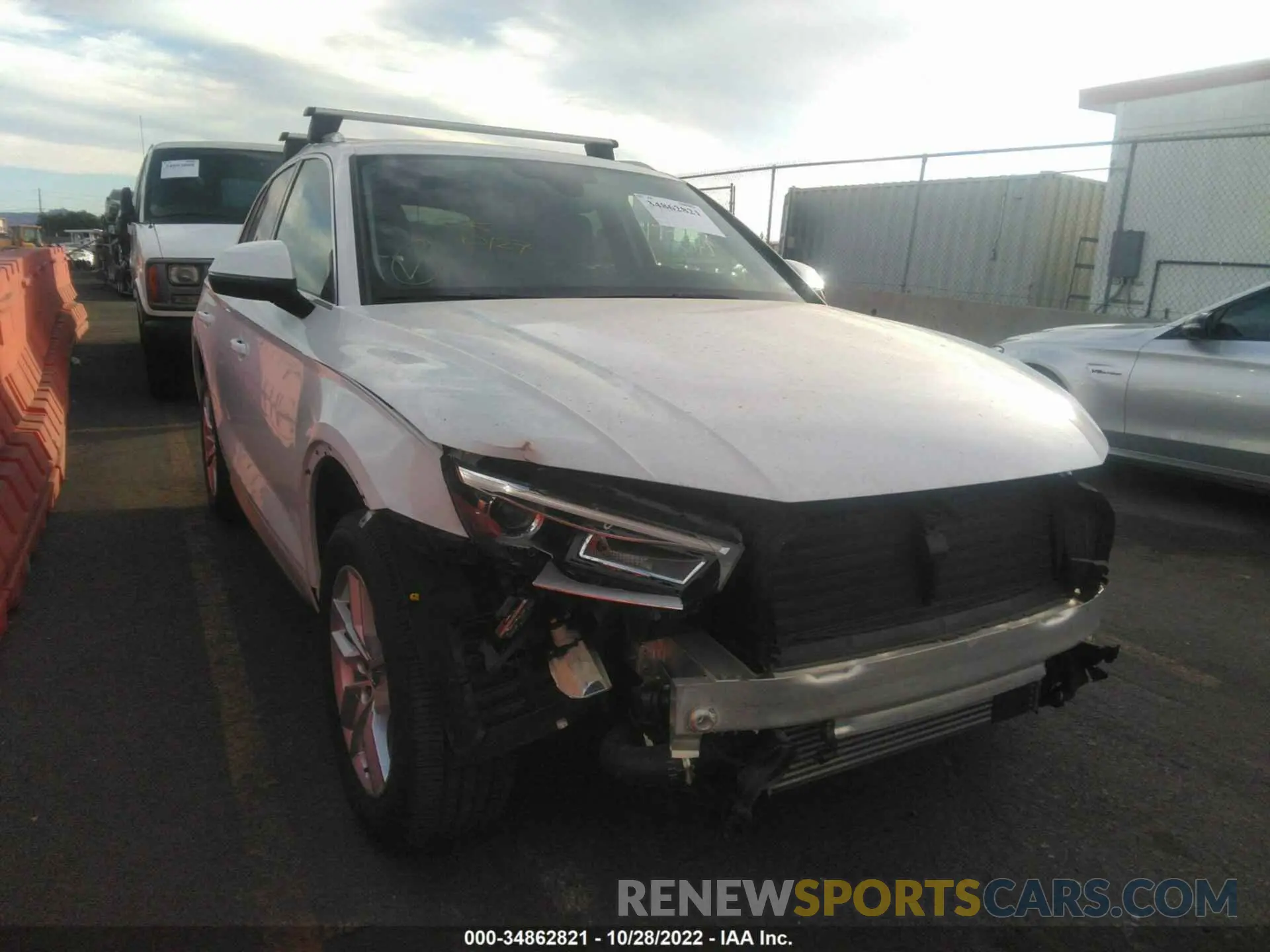 1 fotografías del automóvil dañado WA1ANAFY1L2061451 AUDI Q5 2020