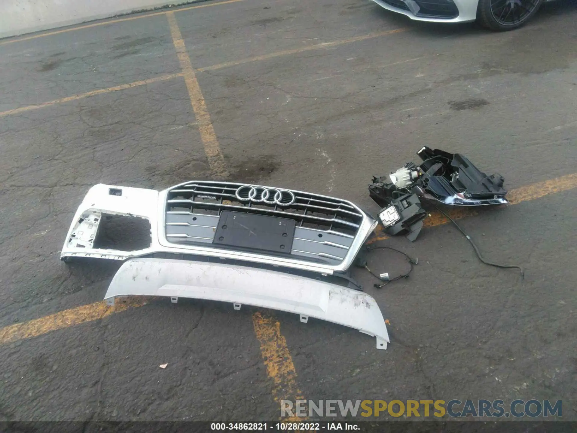 12 fotografías del automóvil dañado WA1ANAFY1L2061451 AUDI Q5 2020
