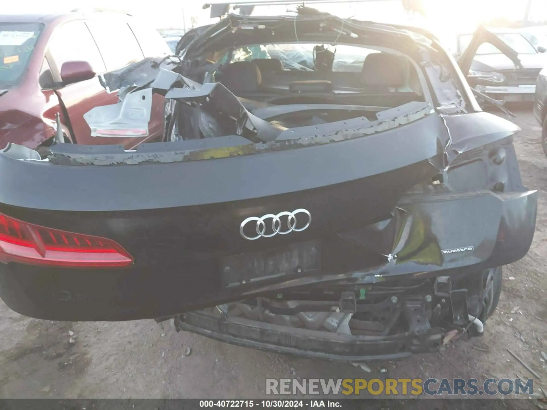 15 fotografías del automóvil dañado WA1ANAFY2L2032900 AUDI Q5 2020