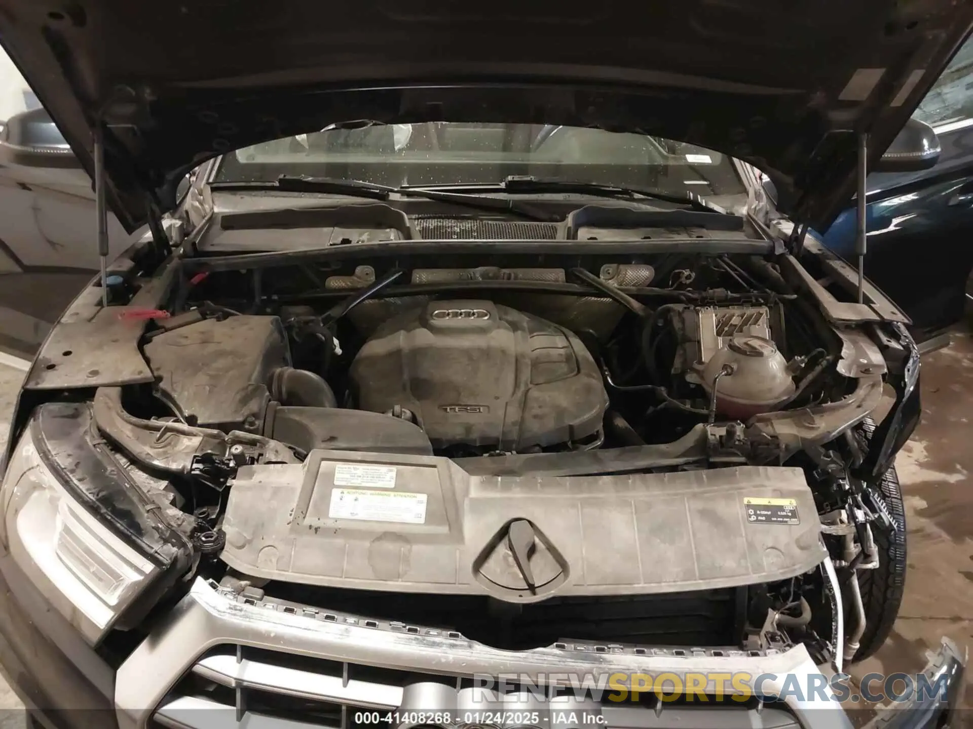 10 fotografías del automóvil dañado WA1ANAFY2L2083393 AUDI Q5 2020