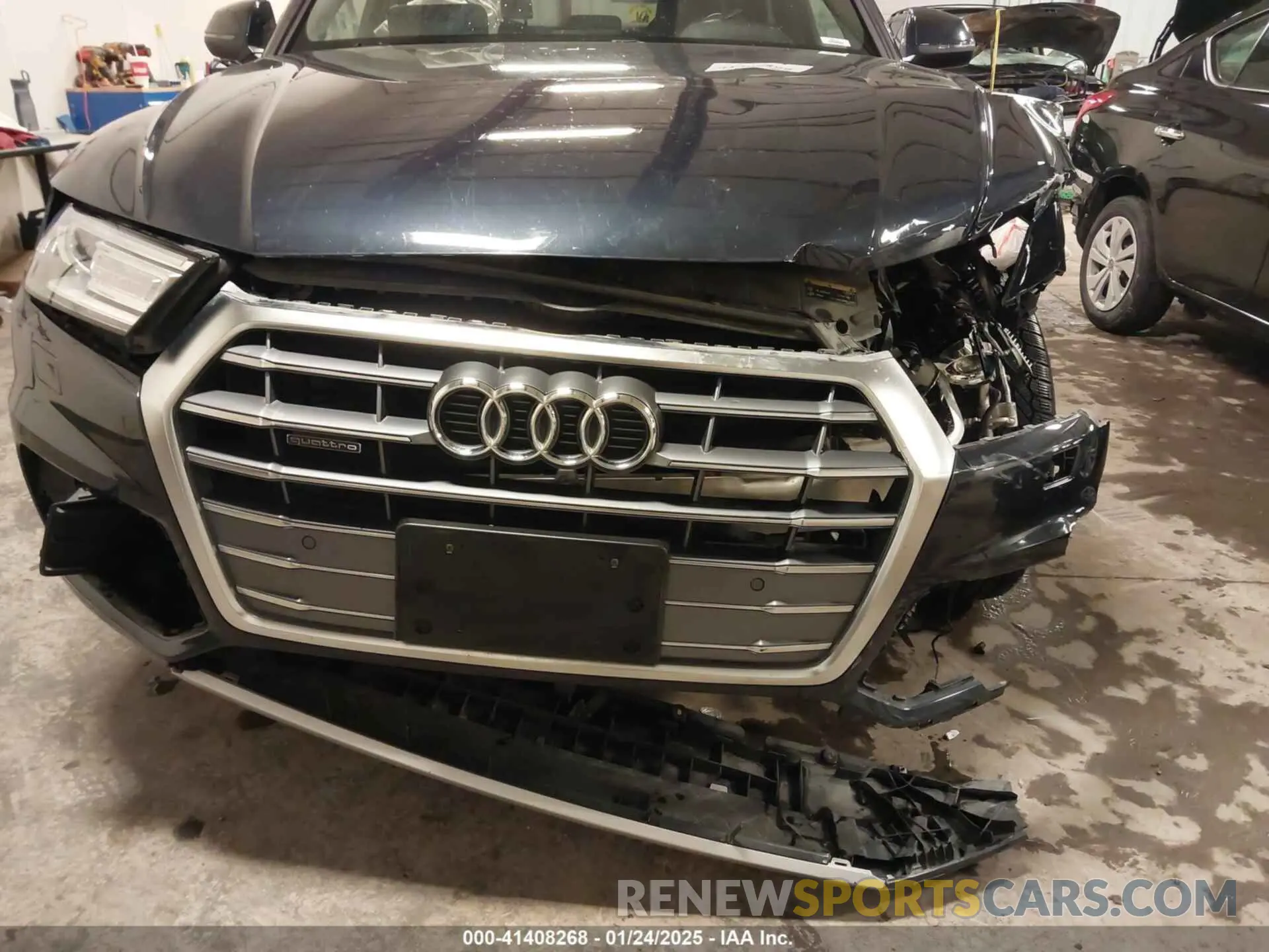 6 fotografías del automóvil dañado WA1ANAFY2L2083393 AUDI Q5 2020