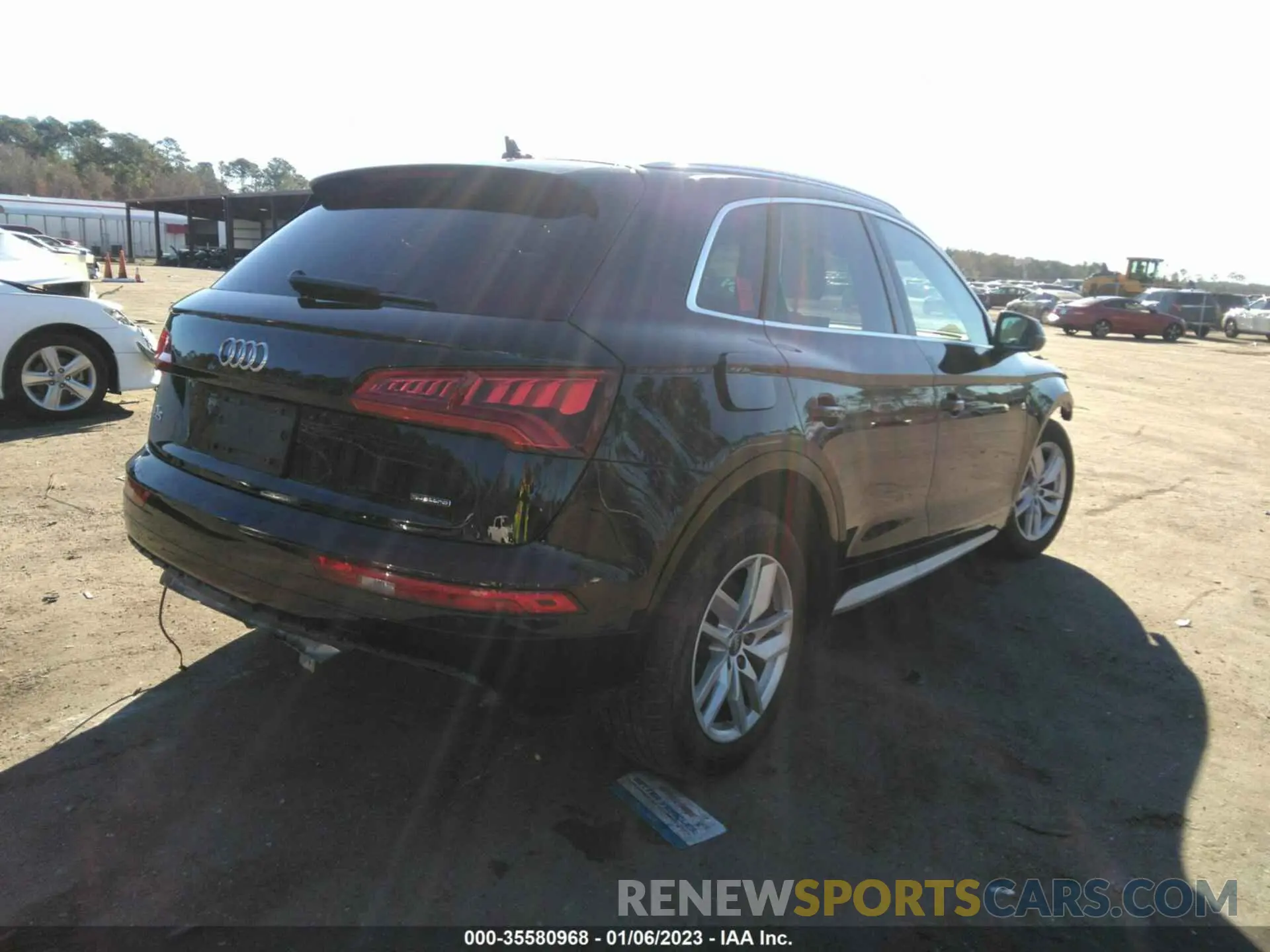 4 fotografías del automóvil dañado WA1ANAFY3L2023154 AUDI Q5 2020