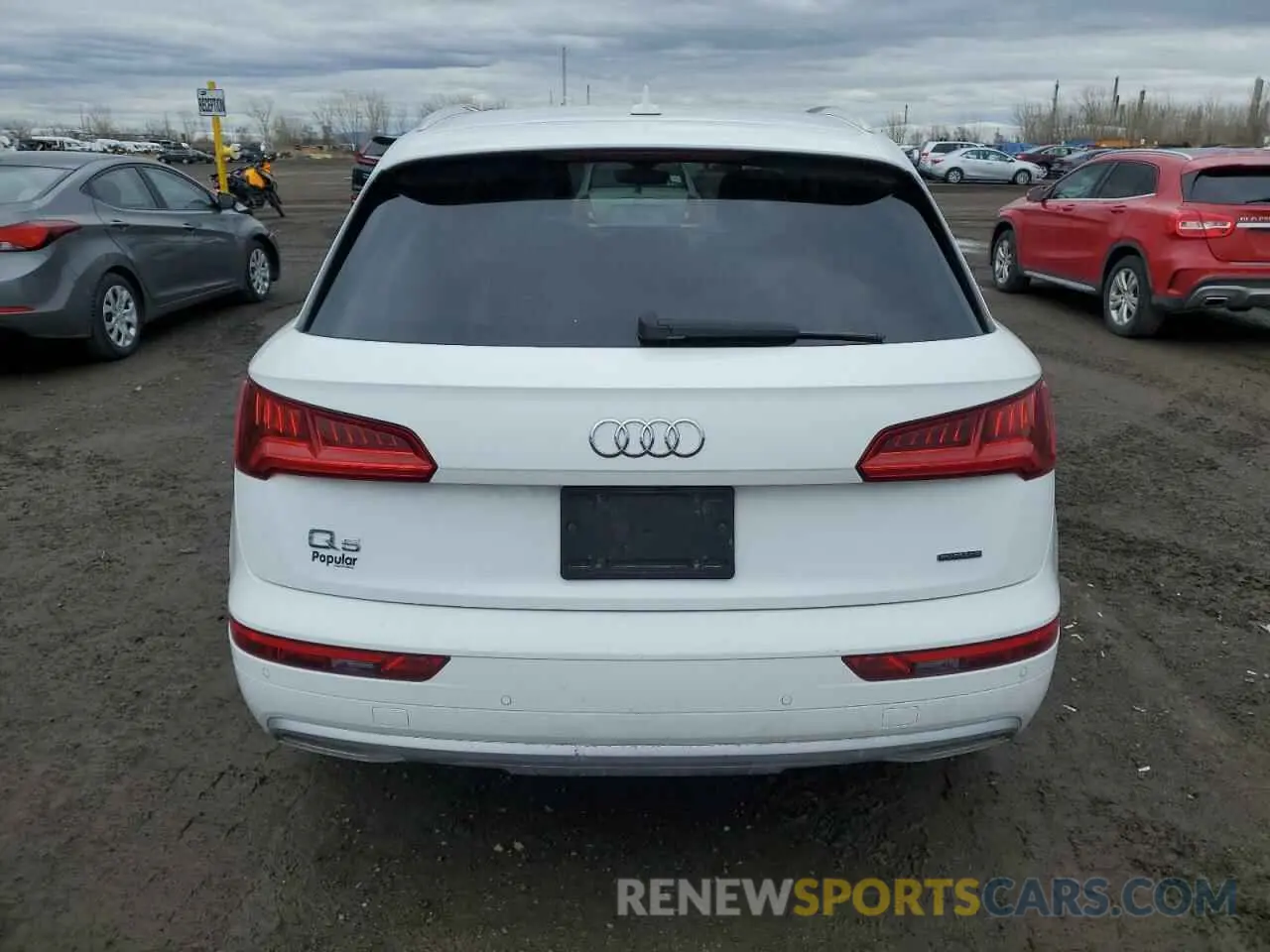 6 fotografías del automóvil dañado WA1ANAFY4L2043820 AUDI Q5 2020