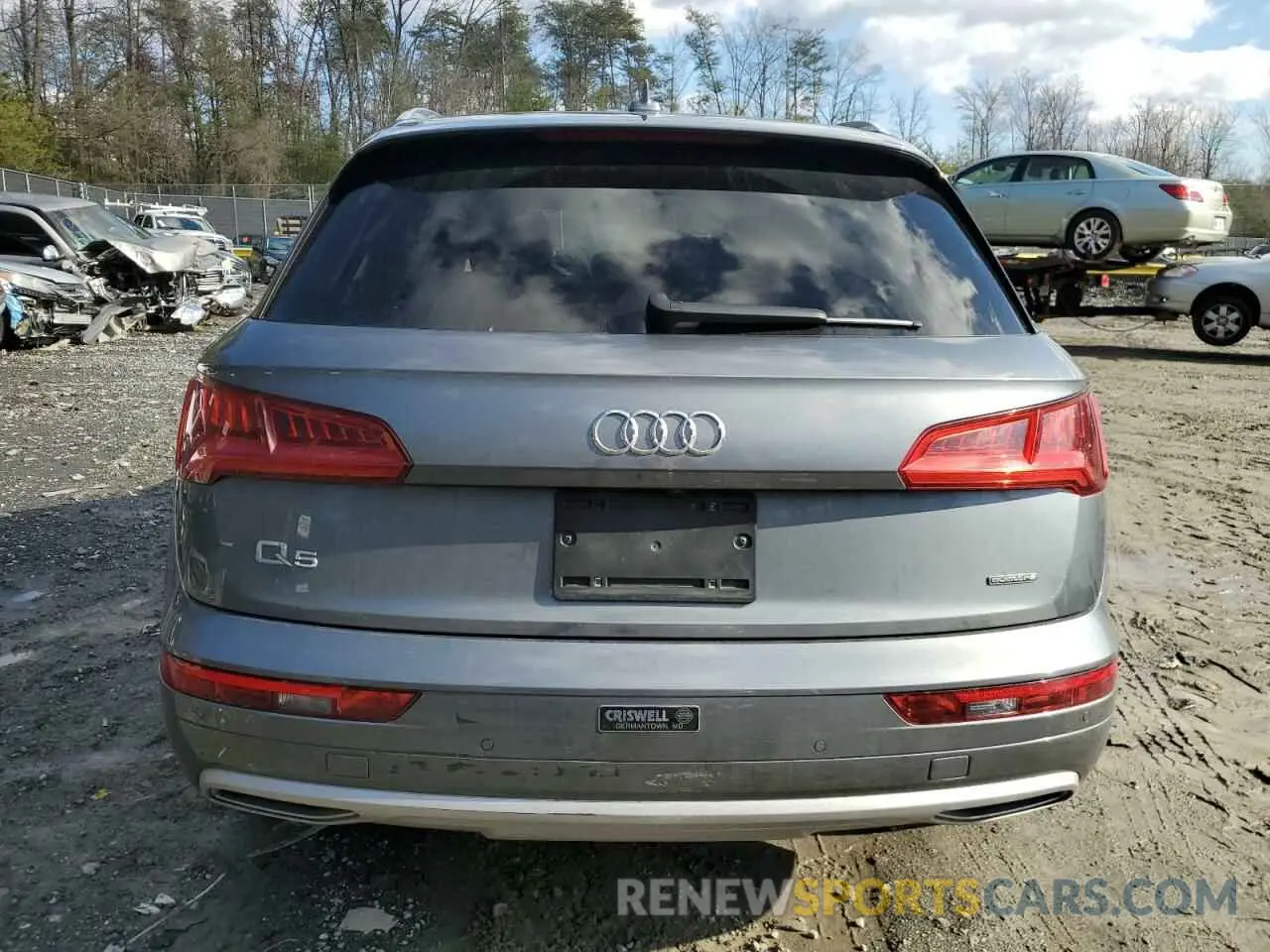 6 fotografías del automóvil dañado WA1ANAFY4L2060195 AUDI Q5 2020