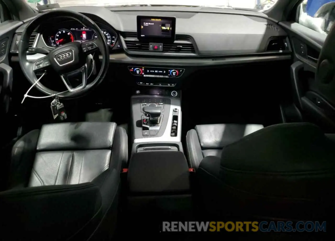 8 fotografías del automóvil dañado WA1ANAFY5L2086644 AUDI Q5 2020