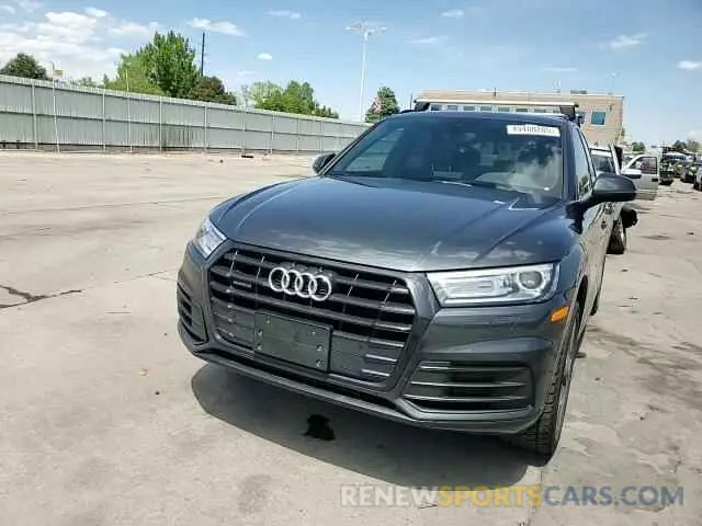 14 fotografías del automóvil dañado WA1ANAFY5L2091374 AUDI Q5 2020