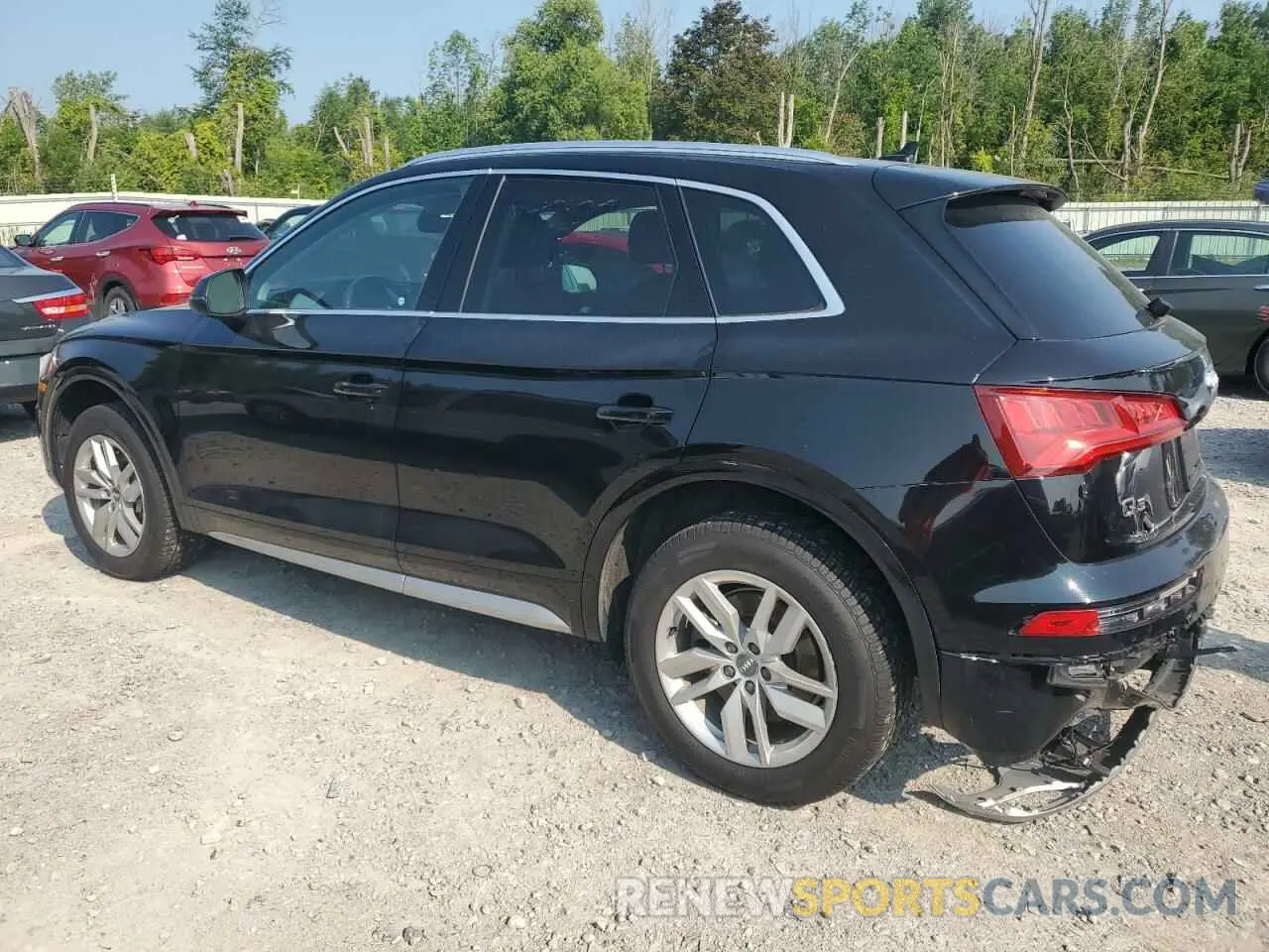 2 fotografías del automóvil dañado WA1ANAFY6L2020751 AUDI Q5 2020