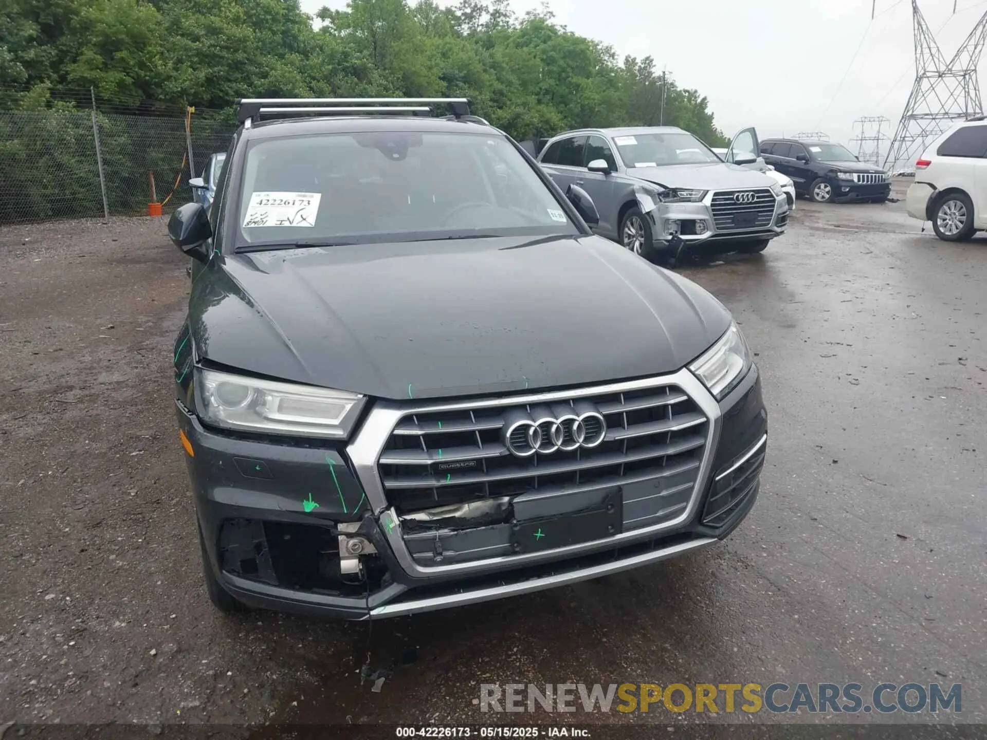 19 fotografías del automóvil dañado WA1ANAFY6L2042006 AUDI Q5 2020